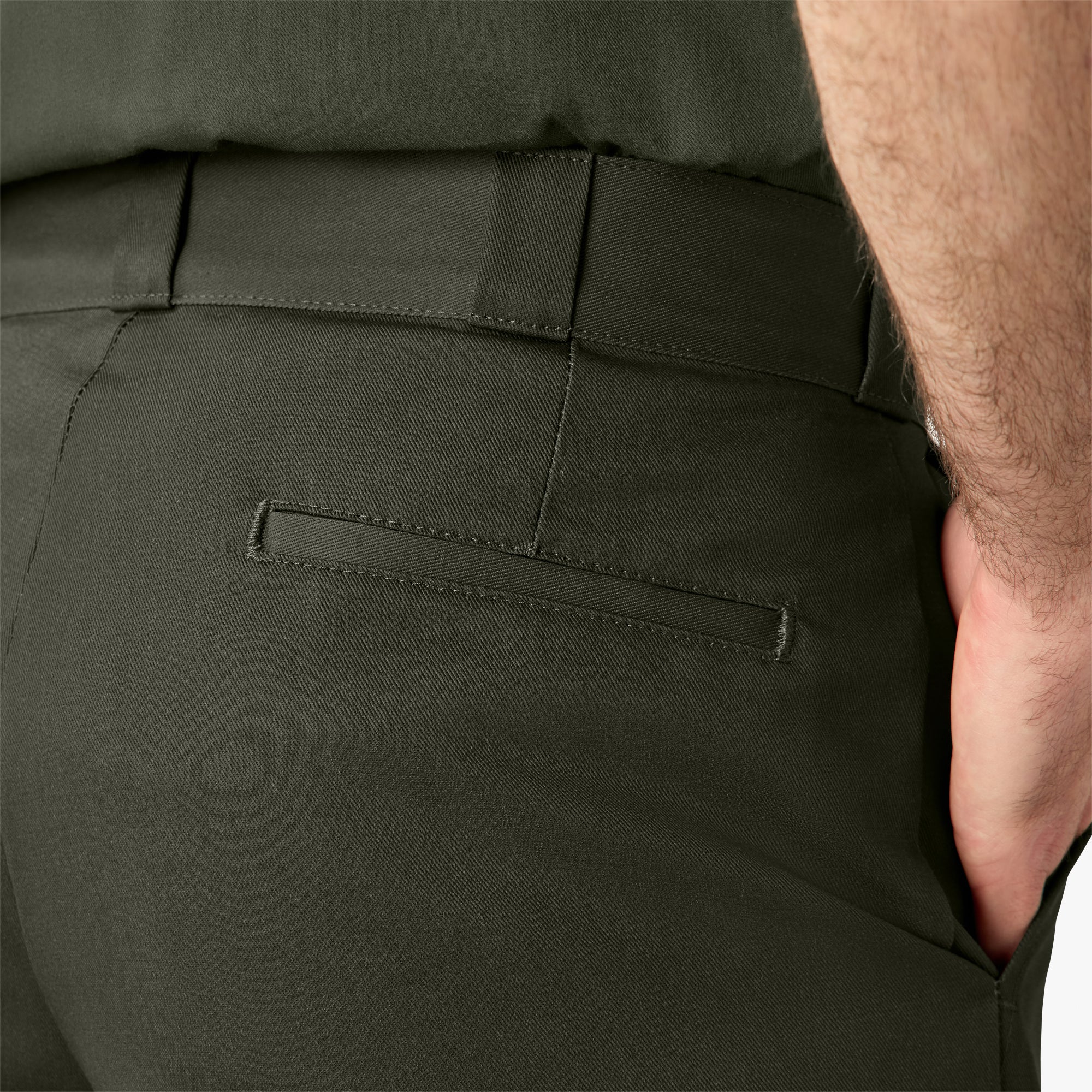 Loose Fit Flat Front Work Shorts, 13" - Image 9