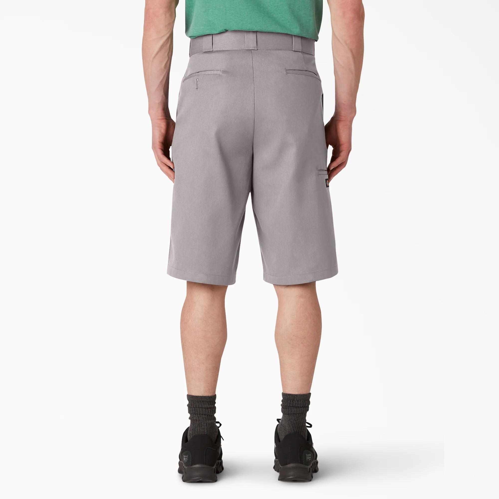 Loose Fit Flat Front Work Shorts, 13" - Image 2