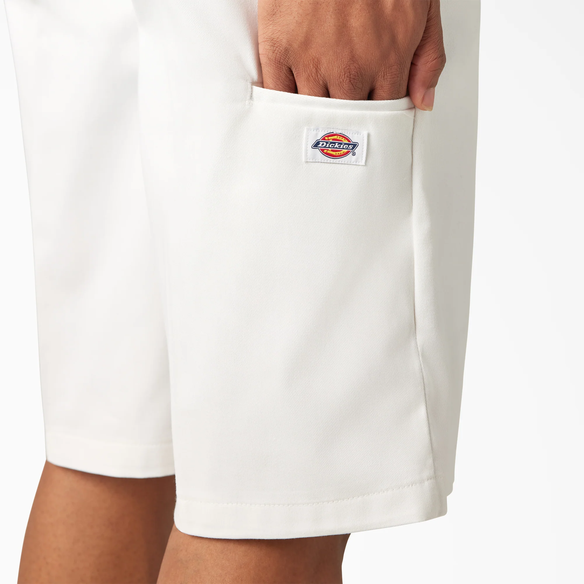 Loose Fit Flat Front Work Shorts, 13" - Image 8