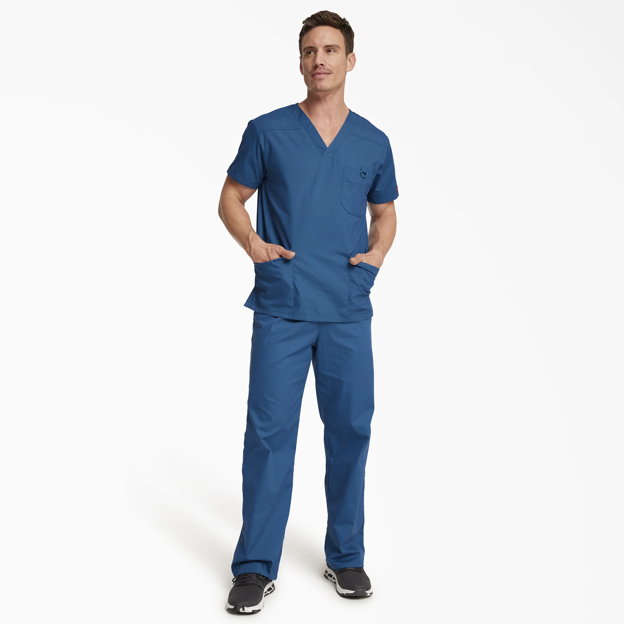 Men's EDS Signature V-Neck Scrub Top - Image 5