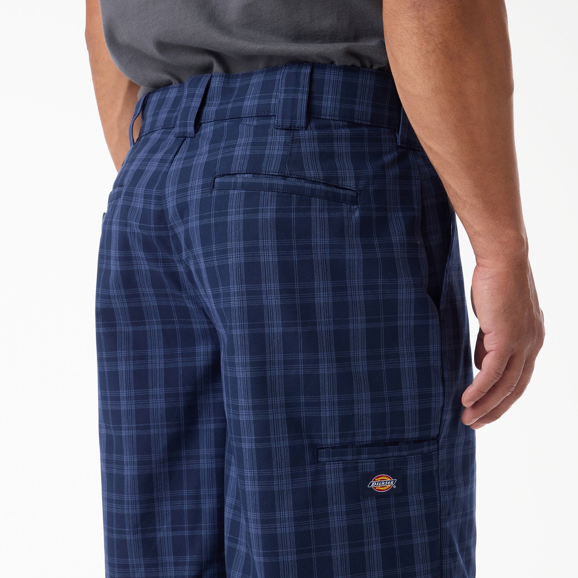 Plaid Work Shorts, 11" - Image 6
