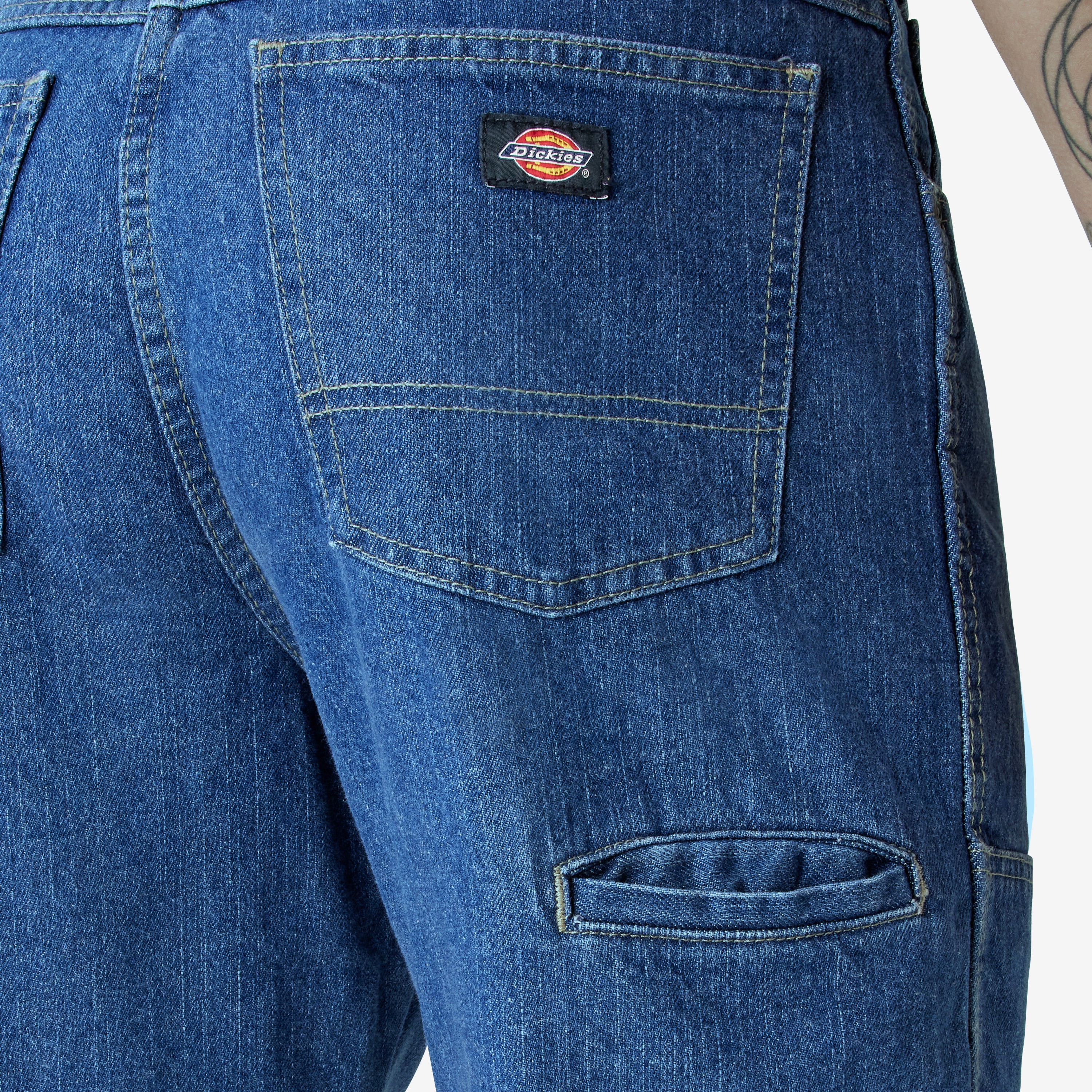 Relaxed Fit Double Knee Jeans - Image 7