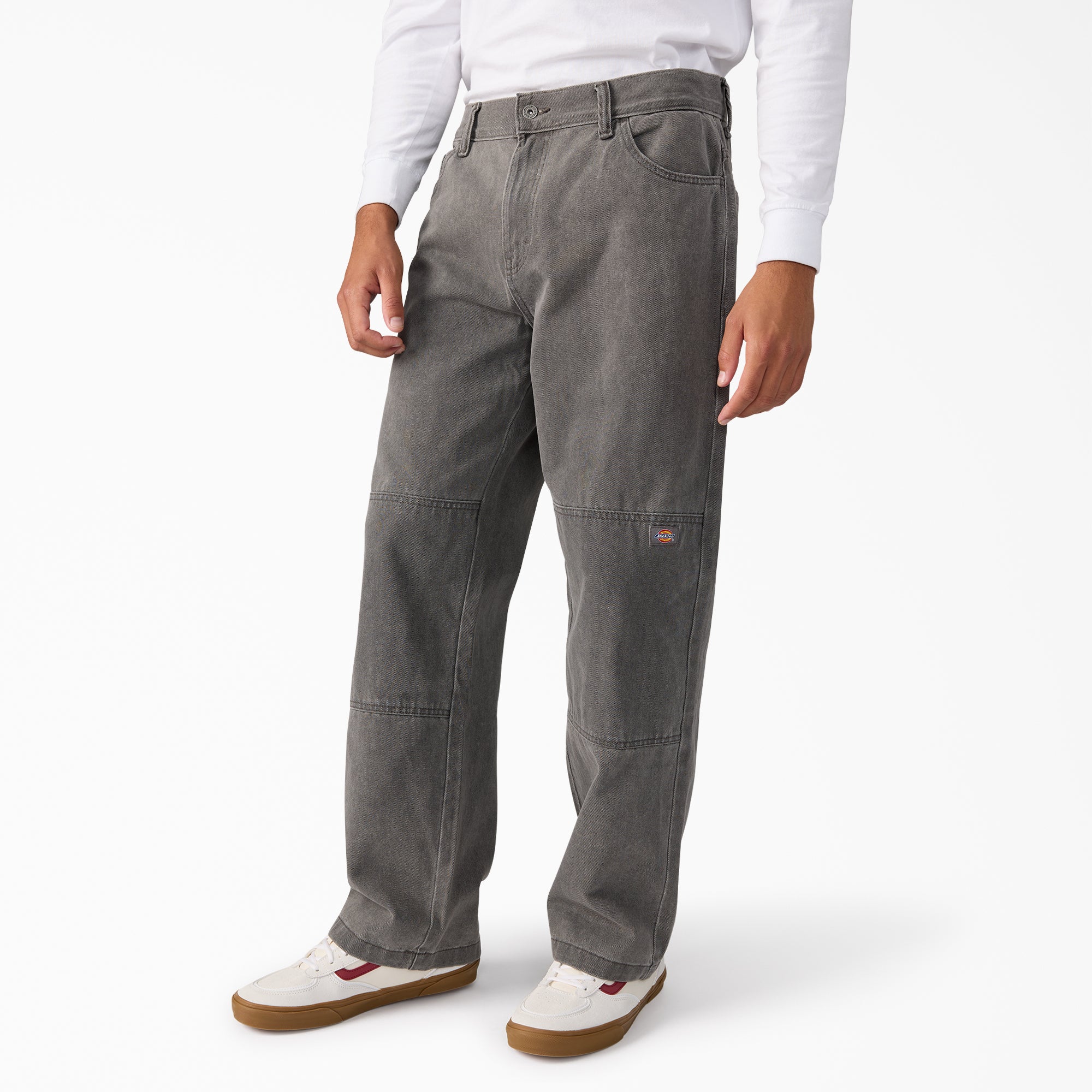 Relaxed Fit Double Knee Jeans - Image 3