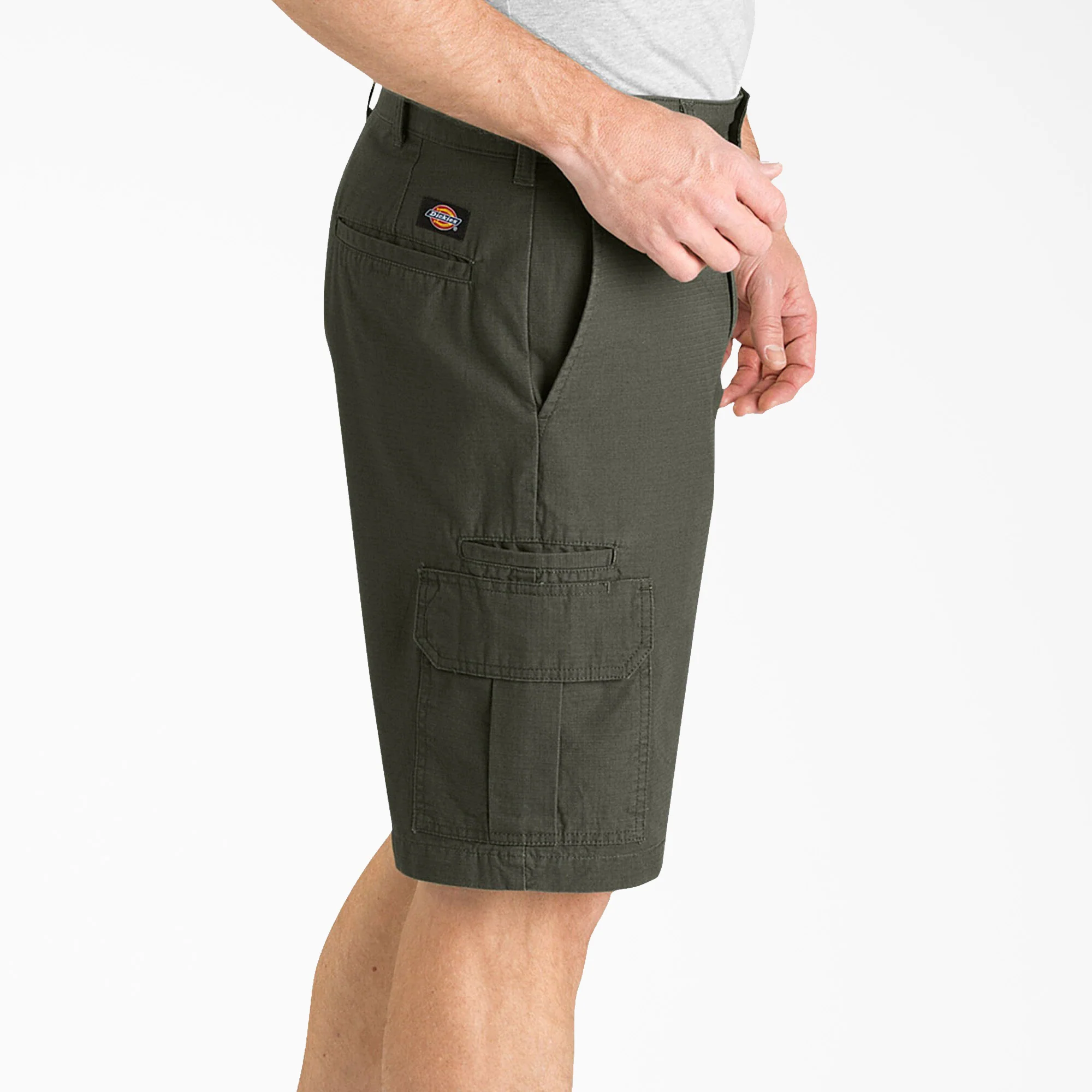 Relaxed Fit Ripstop Cargo Shorts, 11" - Image 4