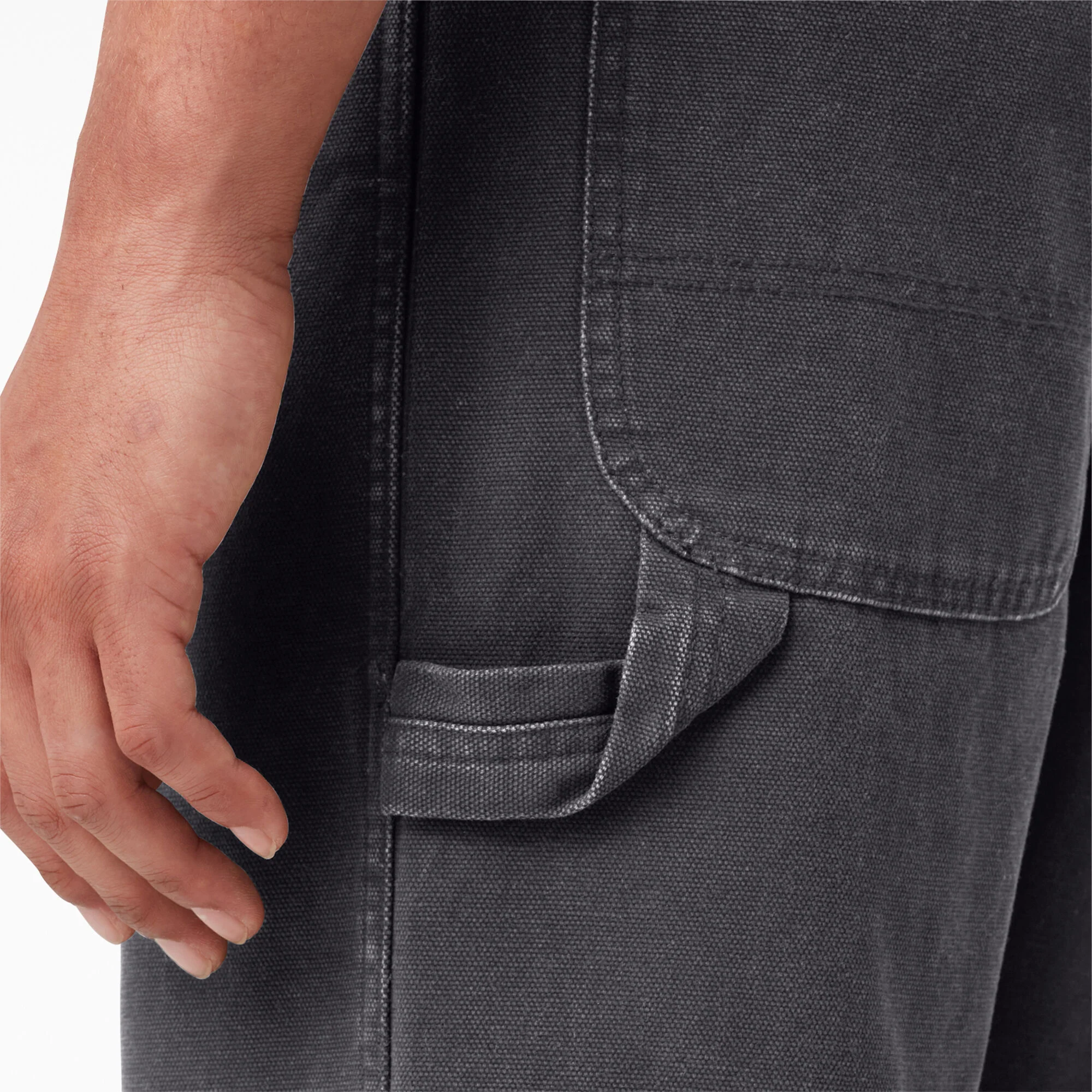 Relaxed Fit Stonewashed Duck Carpenter Pants - Image 4