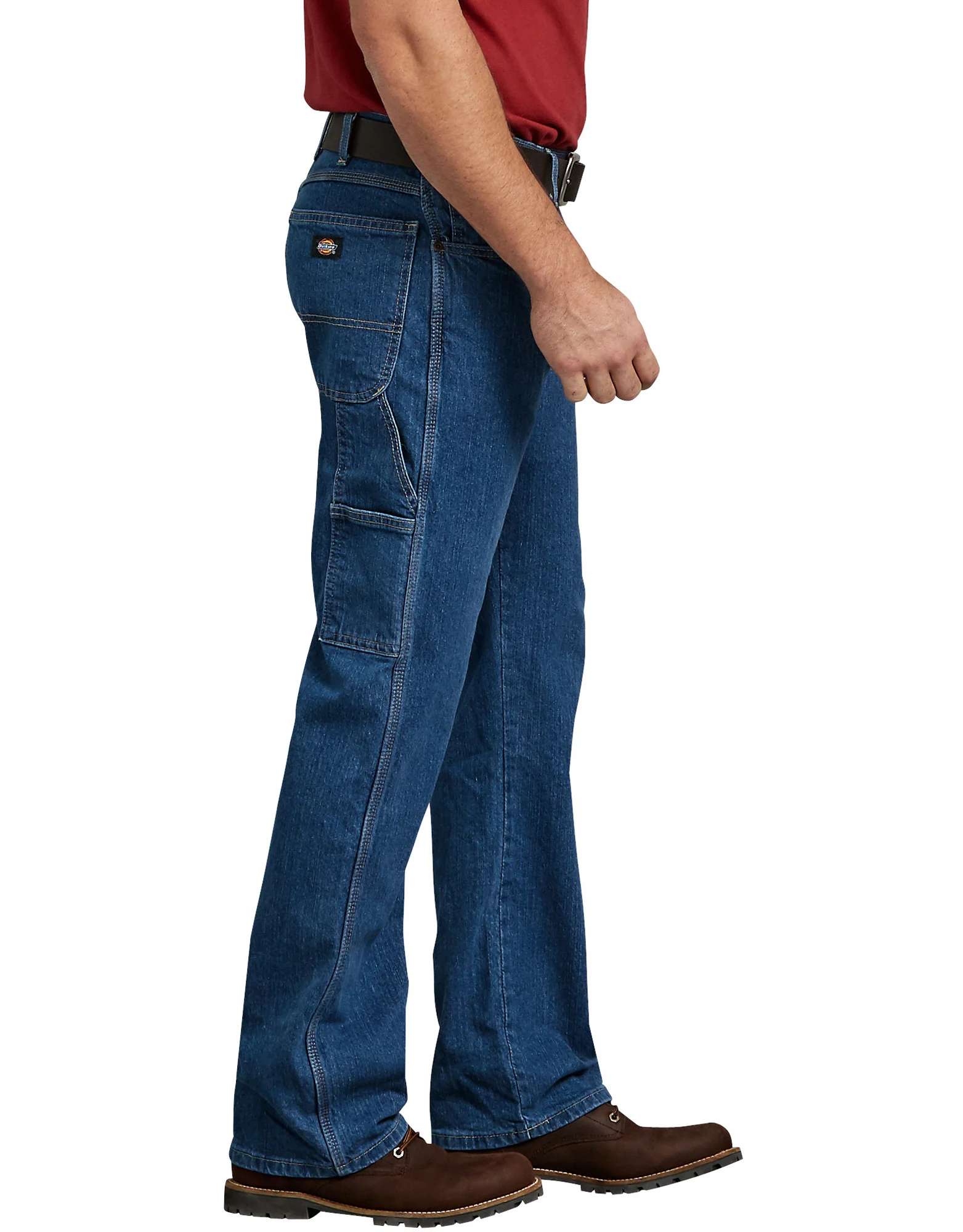 Relaxed Fit Straight Leg Carpenter Denim Jeans - Image 3