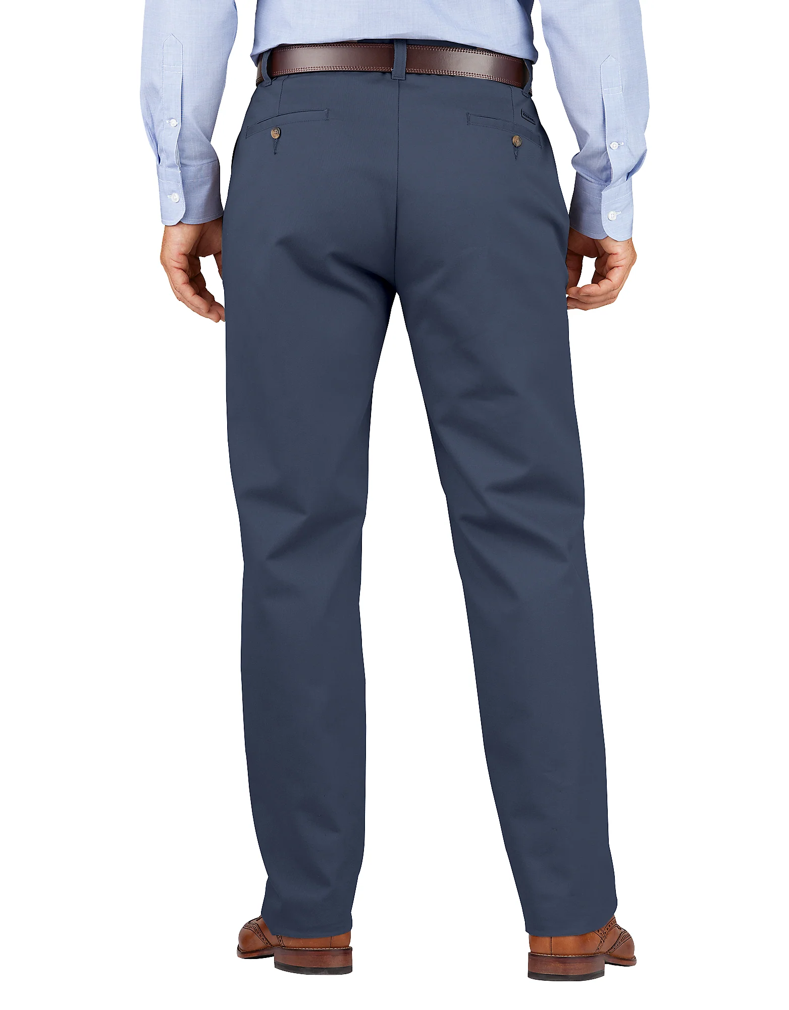 Relaxed Fit Tapered Leg Comfort Waist Khaki Pants - Image 2
