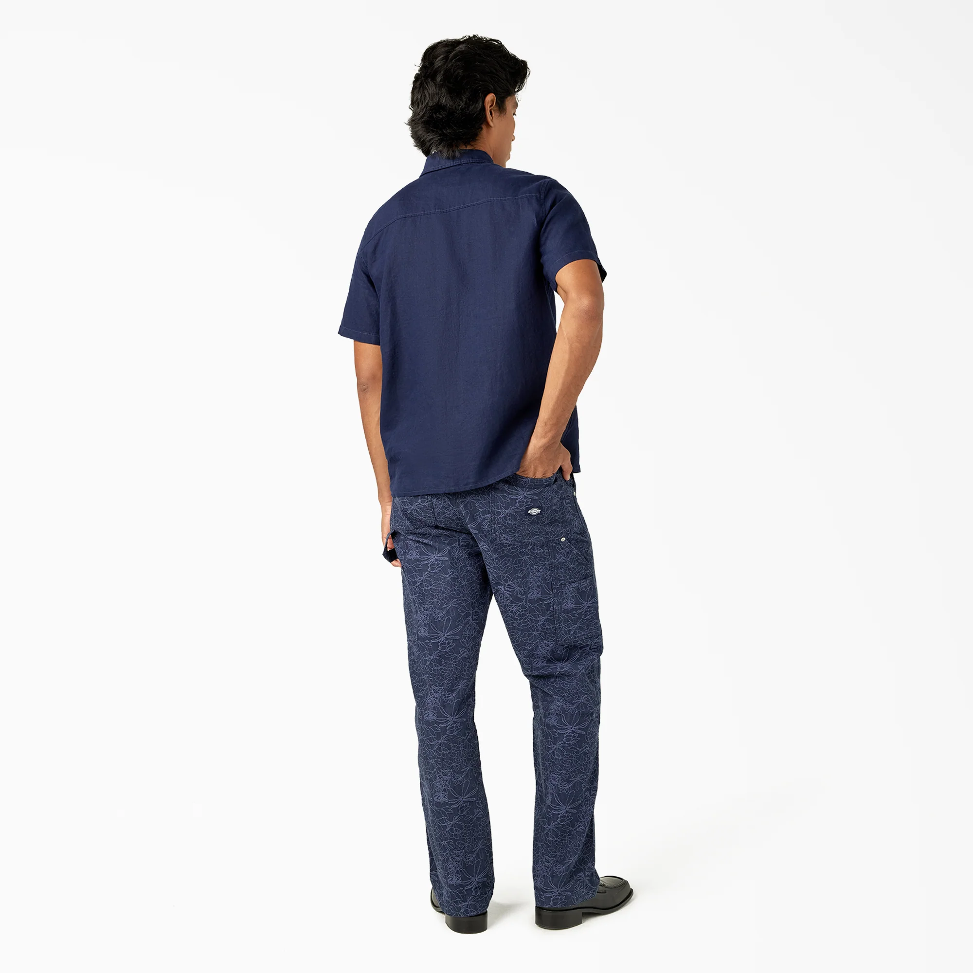 Short Sleeve Linen Work Shirt - Image 6