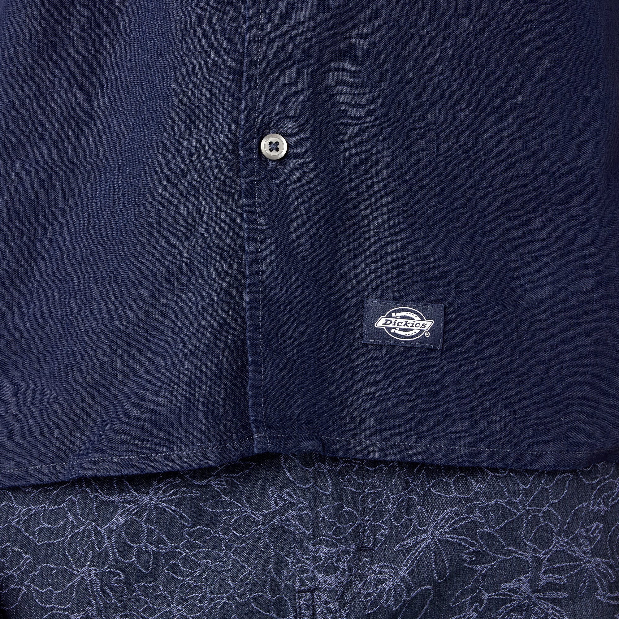 Short Sleeve Linen Work Shirt - Image 9