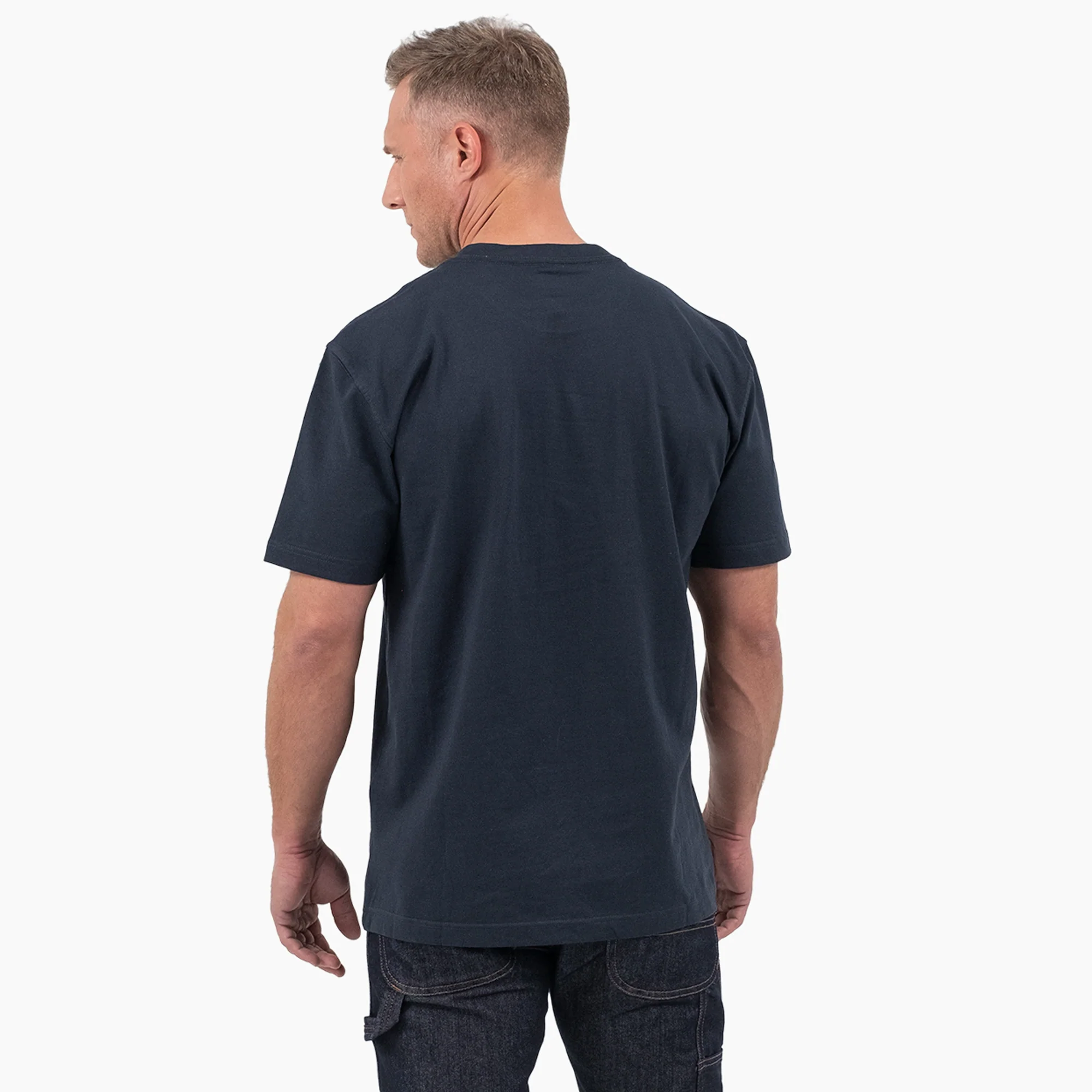 Short Sleeve Tri-Color Logo Graphic T-Shirt - Image 2