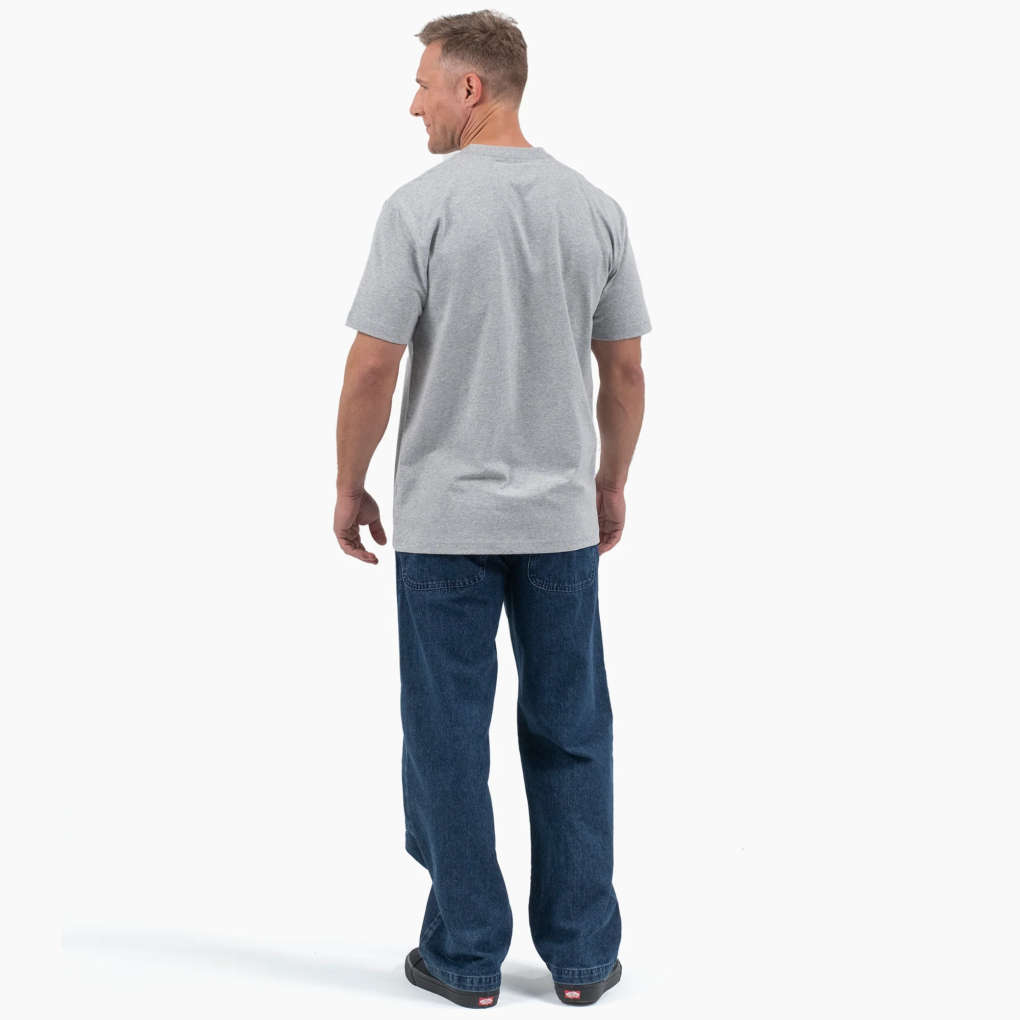 Short Sleeve Tri-Color Logo Graphic T-Shirt - Image 2