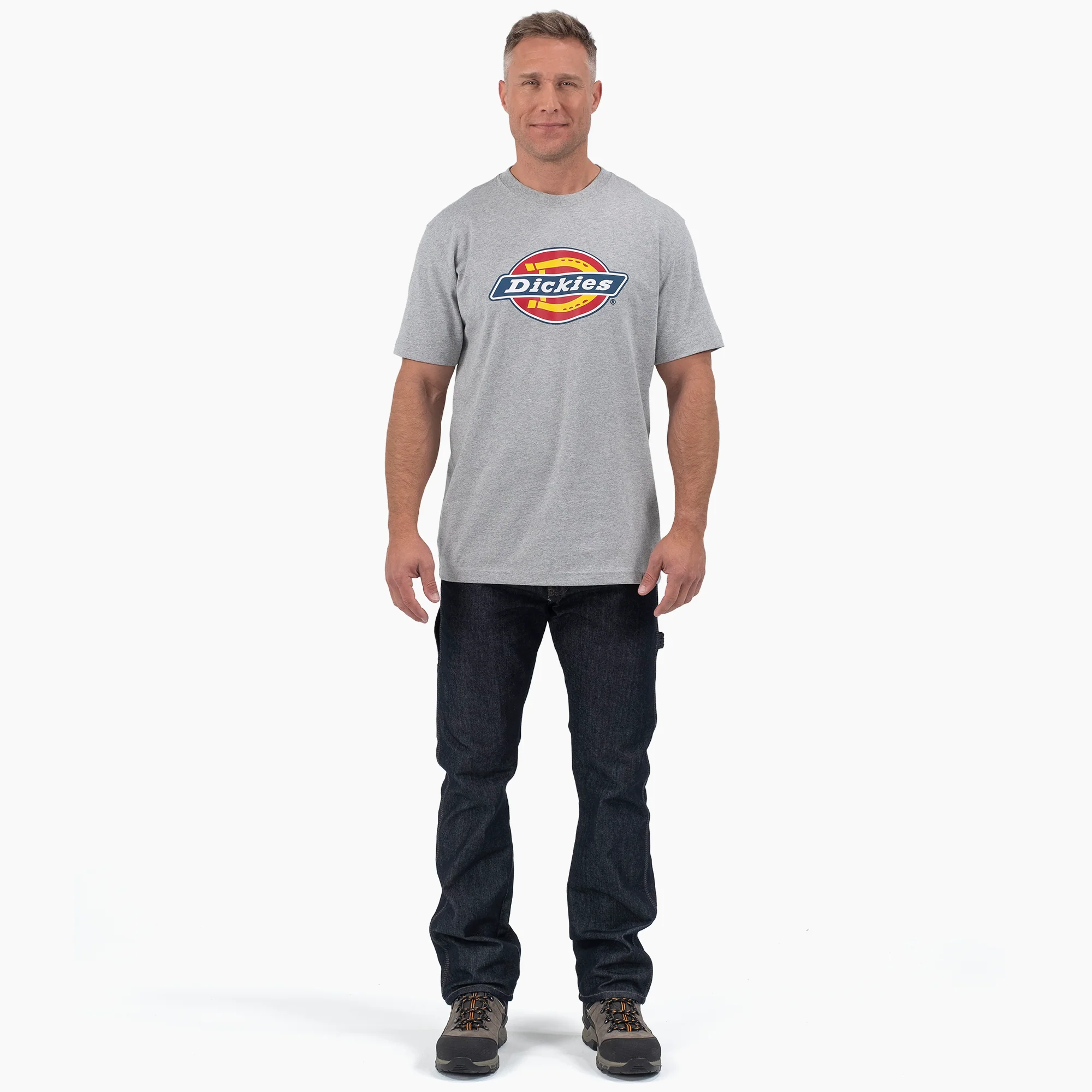 Short Sleeve Tri-Color Logo Graphic T-Shirt - Image 4