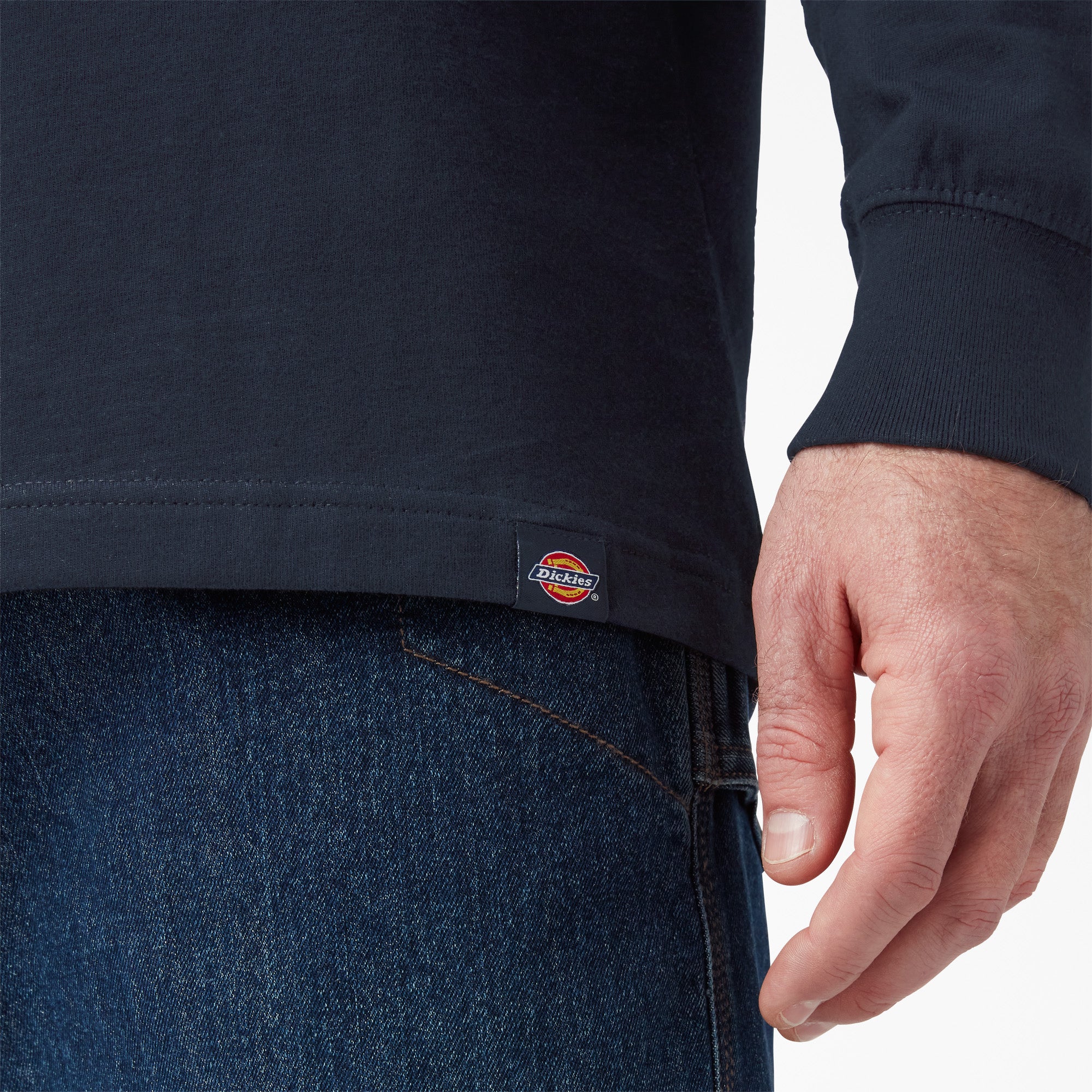 Tri-Color Logo Graphic Long Sleeve T-Shirt - Image 5