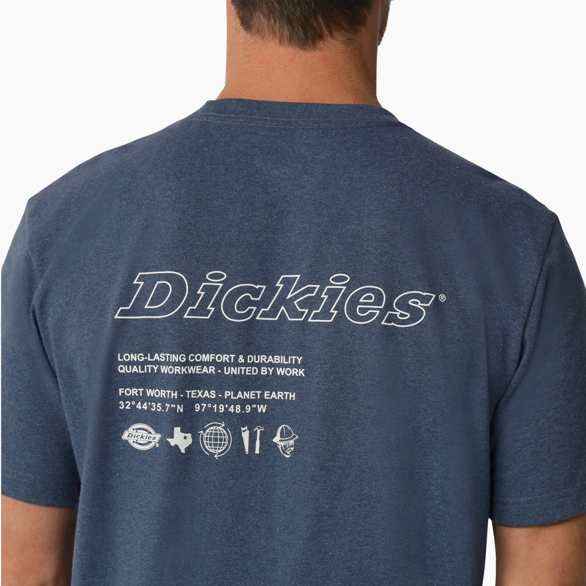 United By Work Graphic Pocket T-Shirt - Image 6