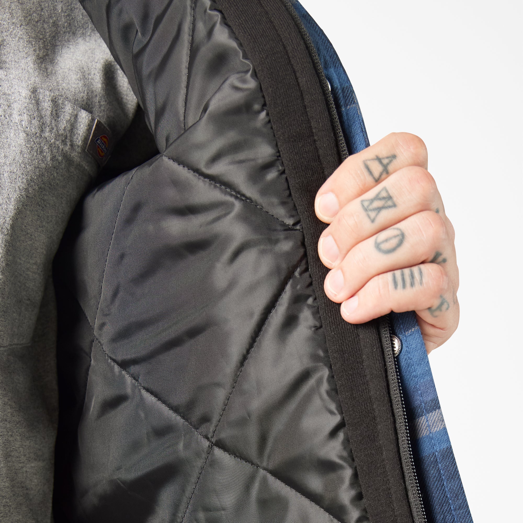 Water Repellent Flannel Hooded Shirt Jacket - Image 9