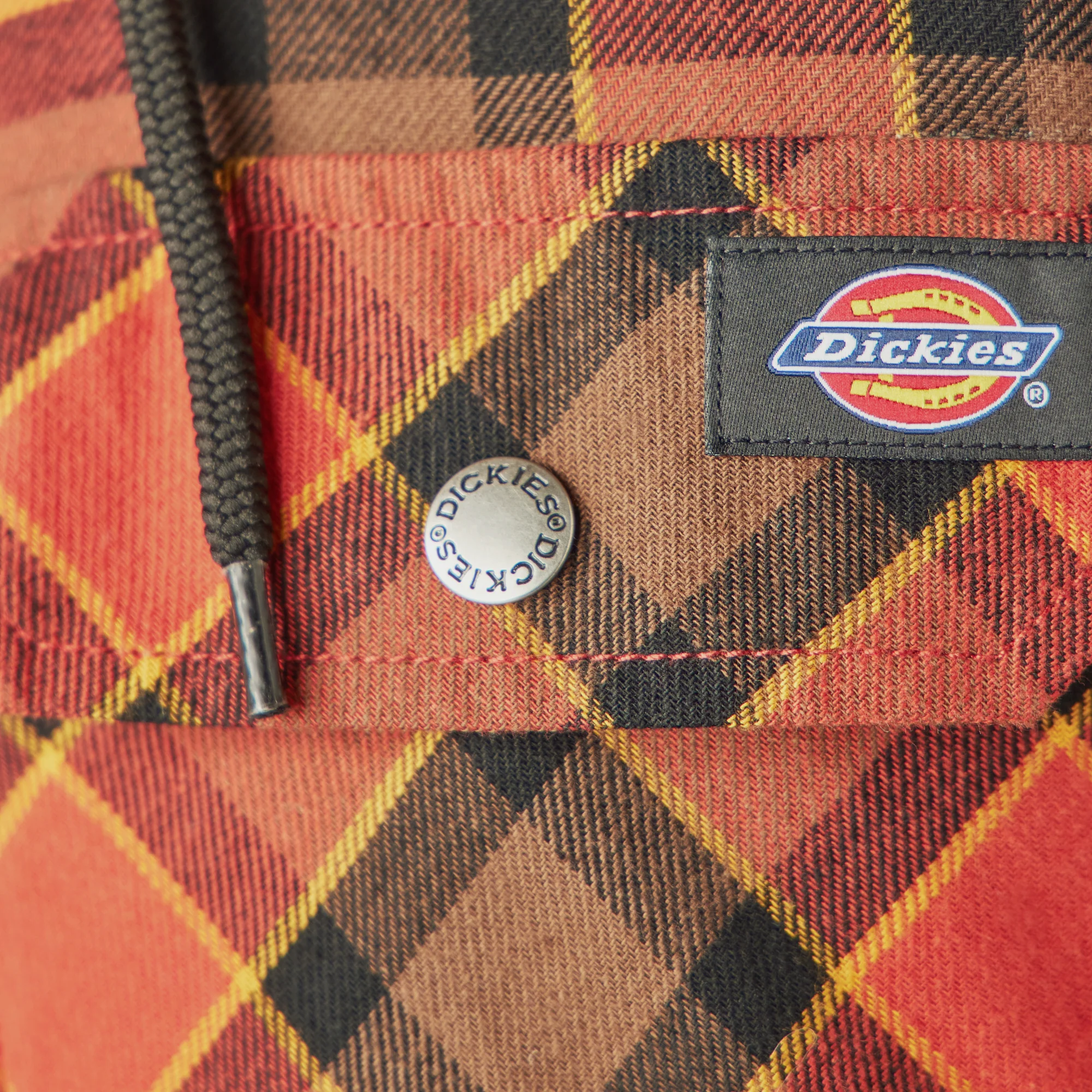 Water Repellent Flannel Hooded Shirt Jacket - Image 8