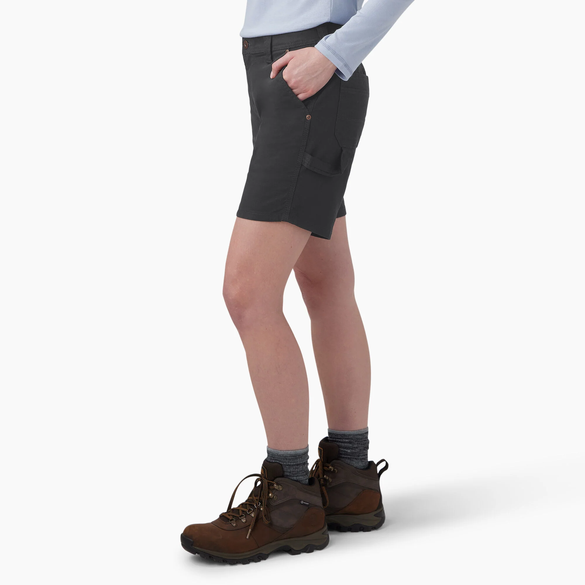 Women’s Duck Carpenter Shorts, 7" - Image 3