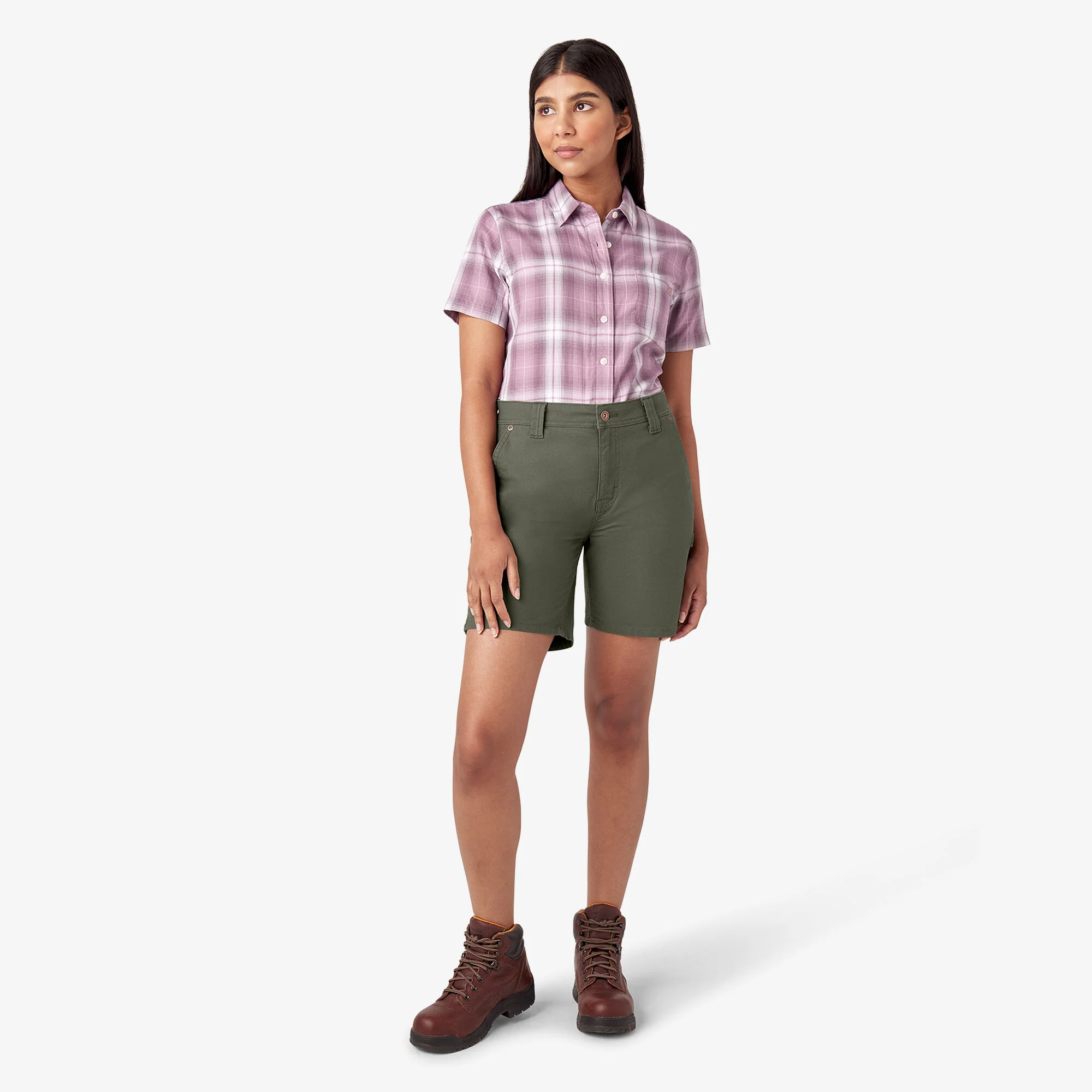 Women’s Duck Carpenter Shorts, 7" - Image 5