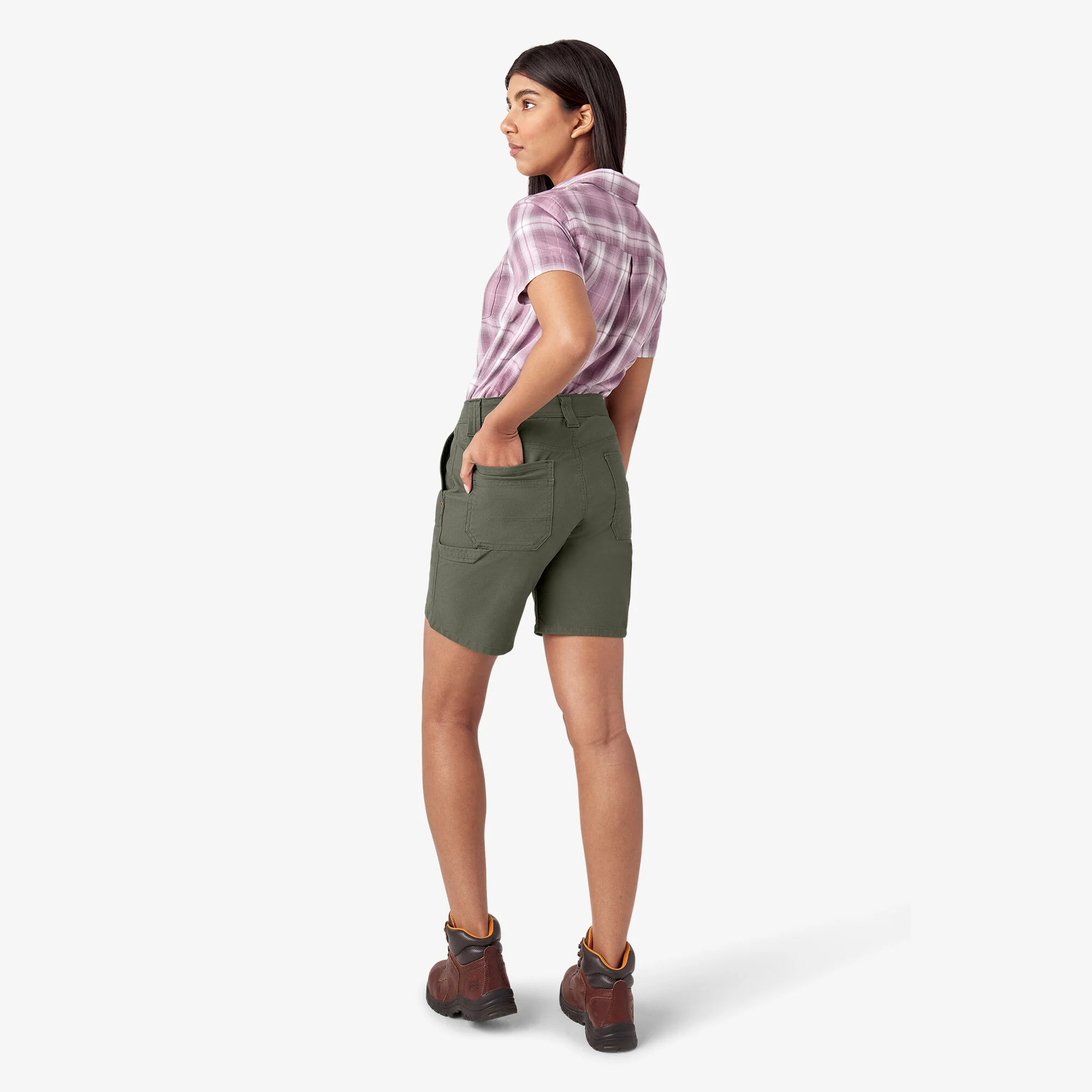 Women’s Duck Carpenter Shorts, 7" - Image 6