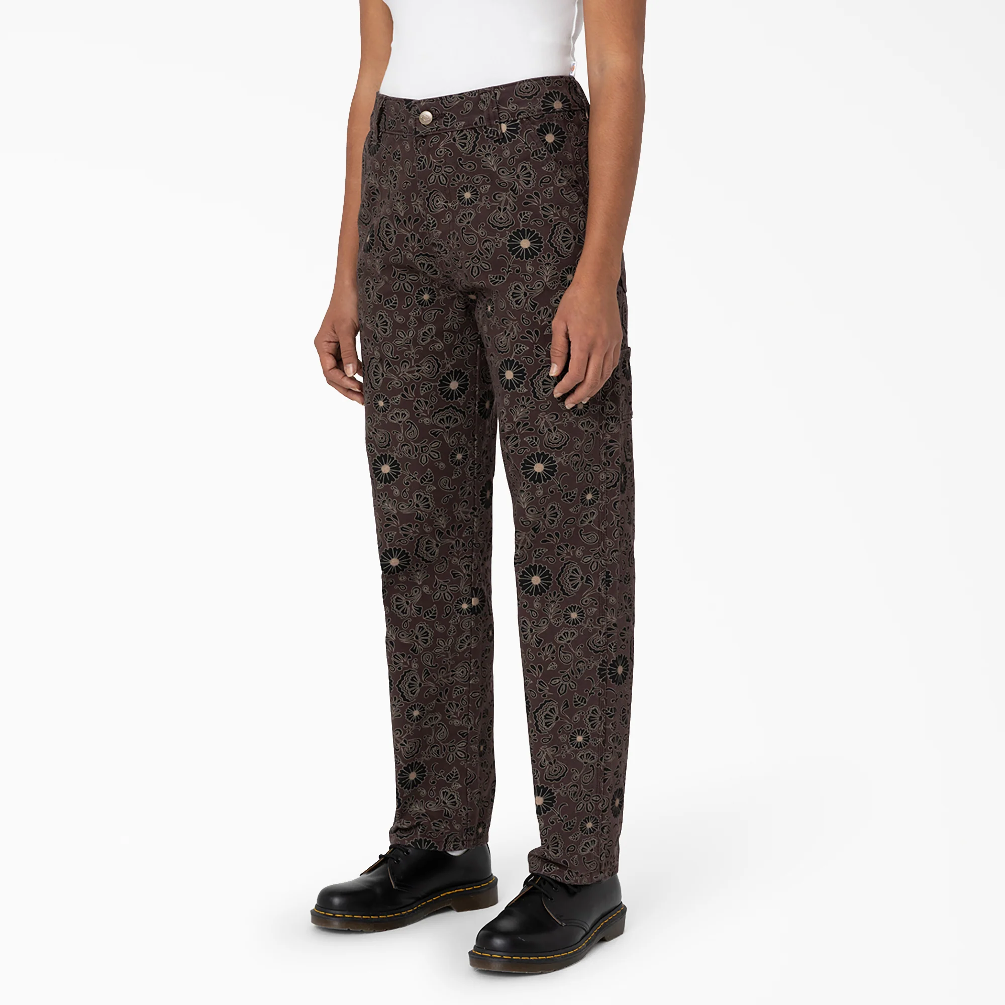 Women’s Ellis Floral Duck Canvas Pants - Image 3