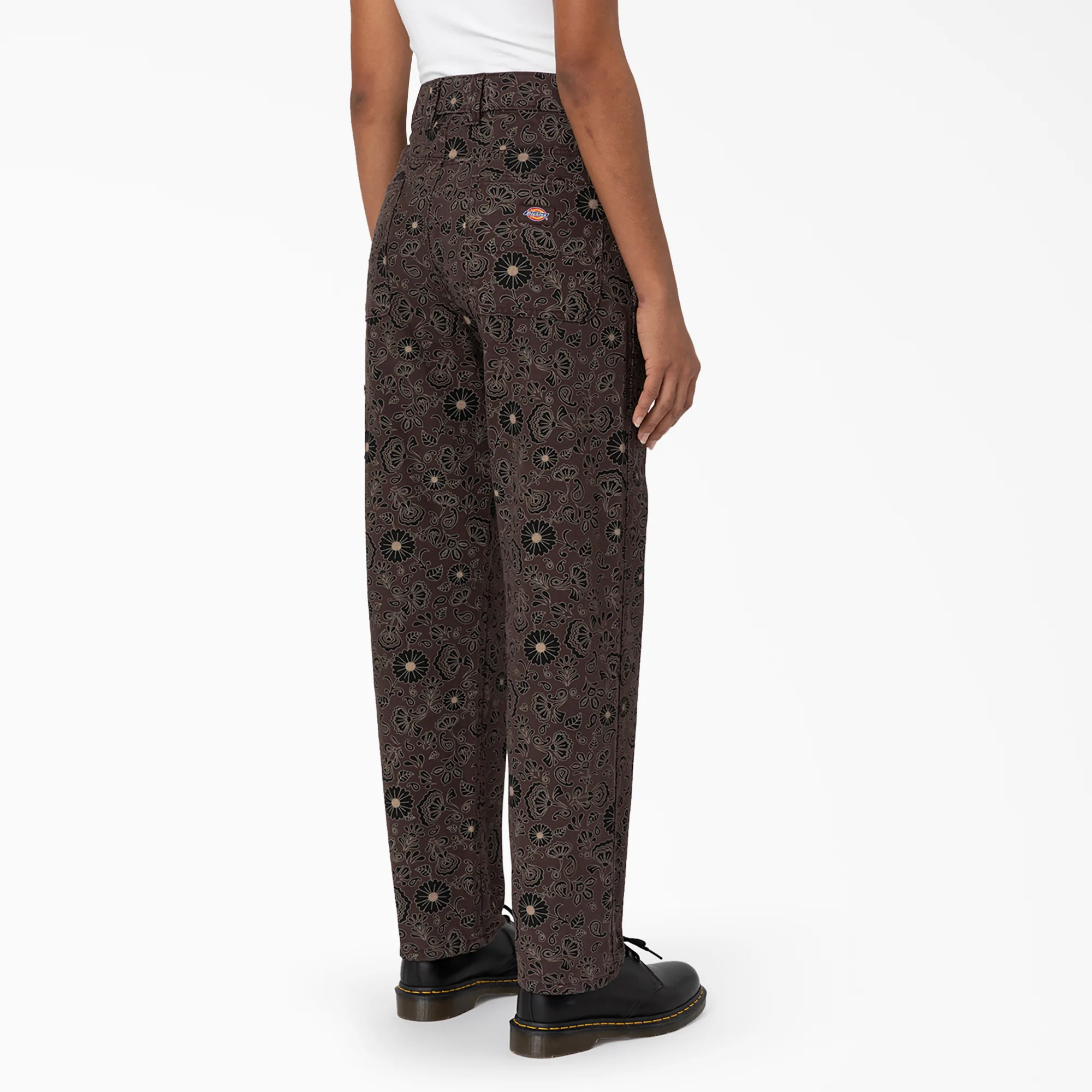 Women’s Ellis Floral Duck Canvas Pants - Image 4
