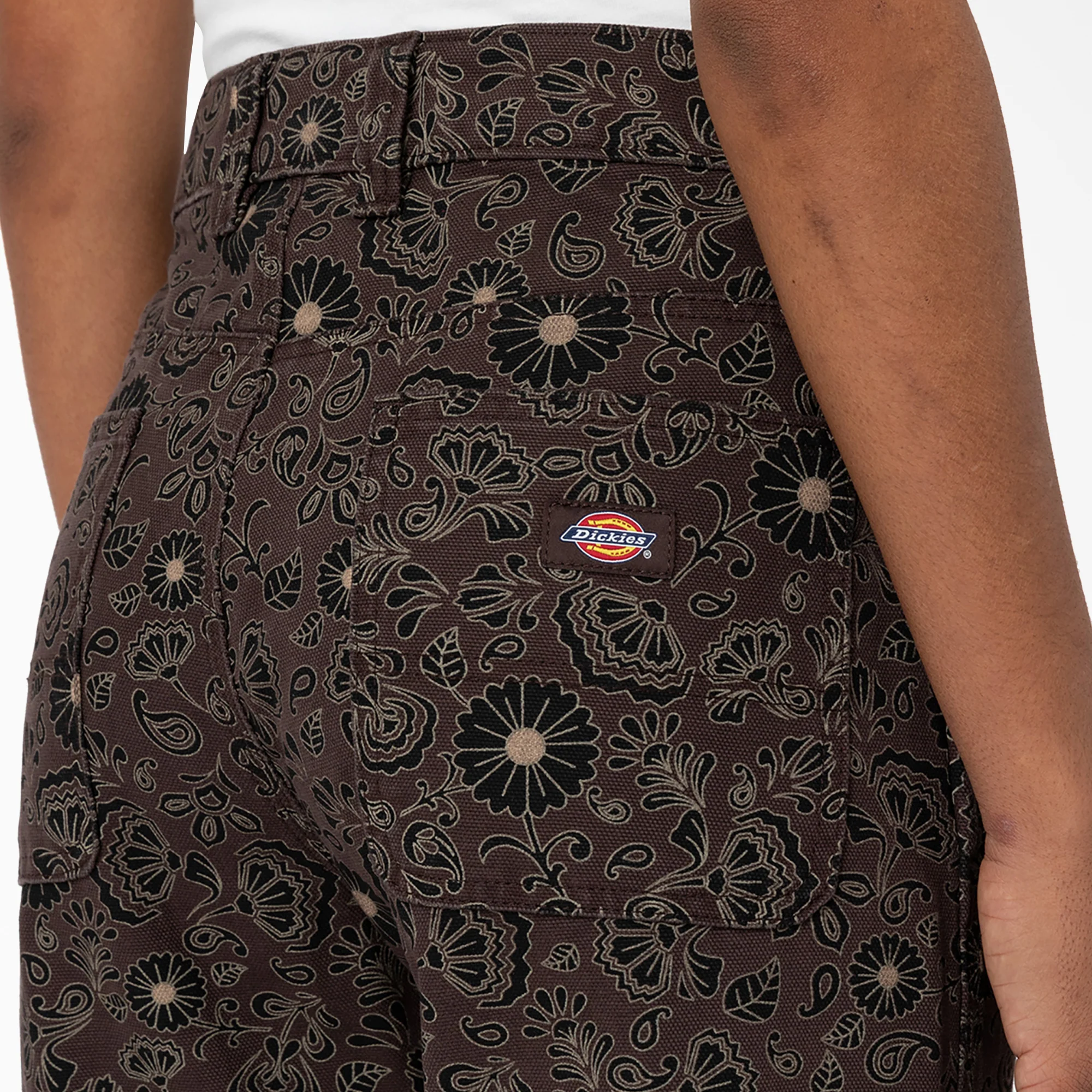Women’s Ellis Floral Duck Canvas Pants - Image 7