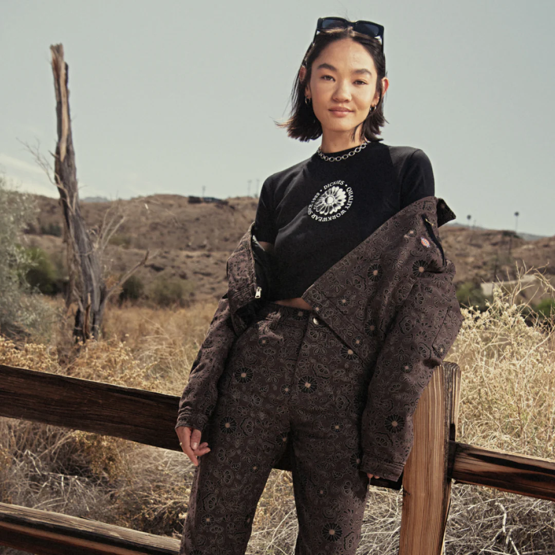 Women’s Ellis Floral Duck Canvas Pants - Image 9