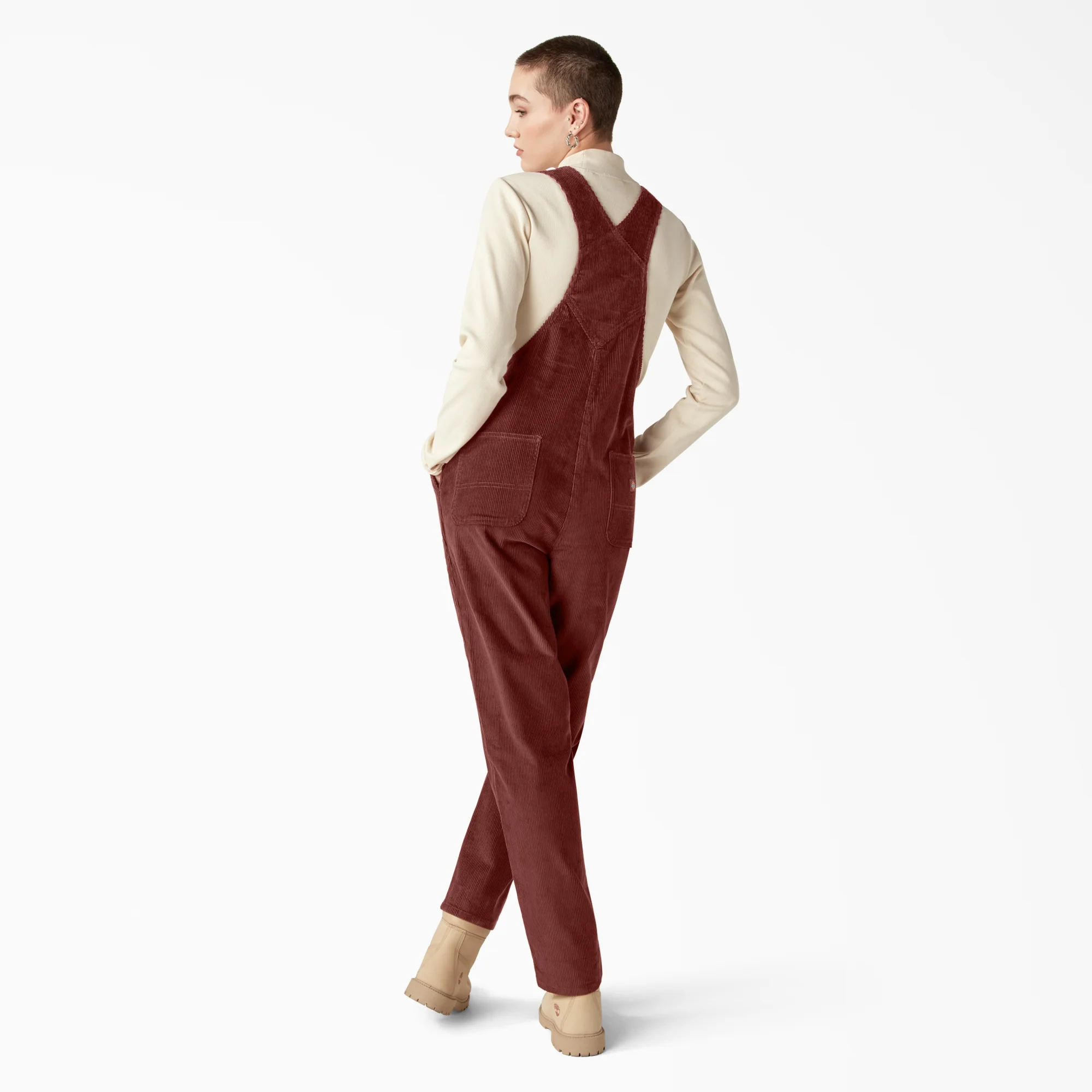 Women’s Halleyville Corduroy Bib Overalls - Image 2