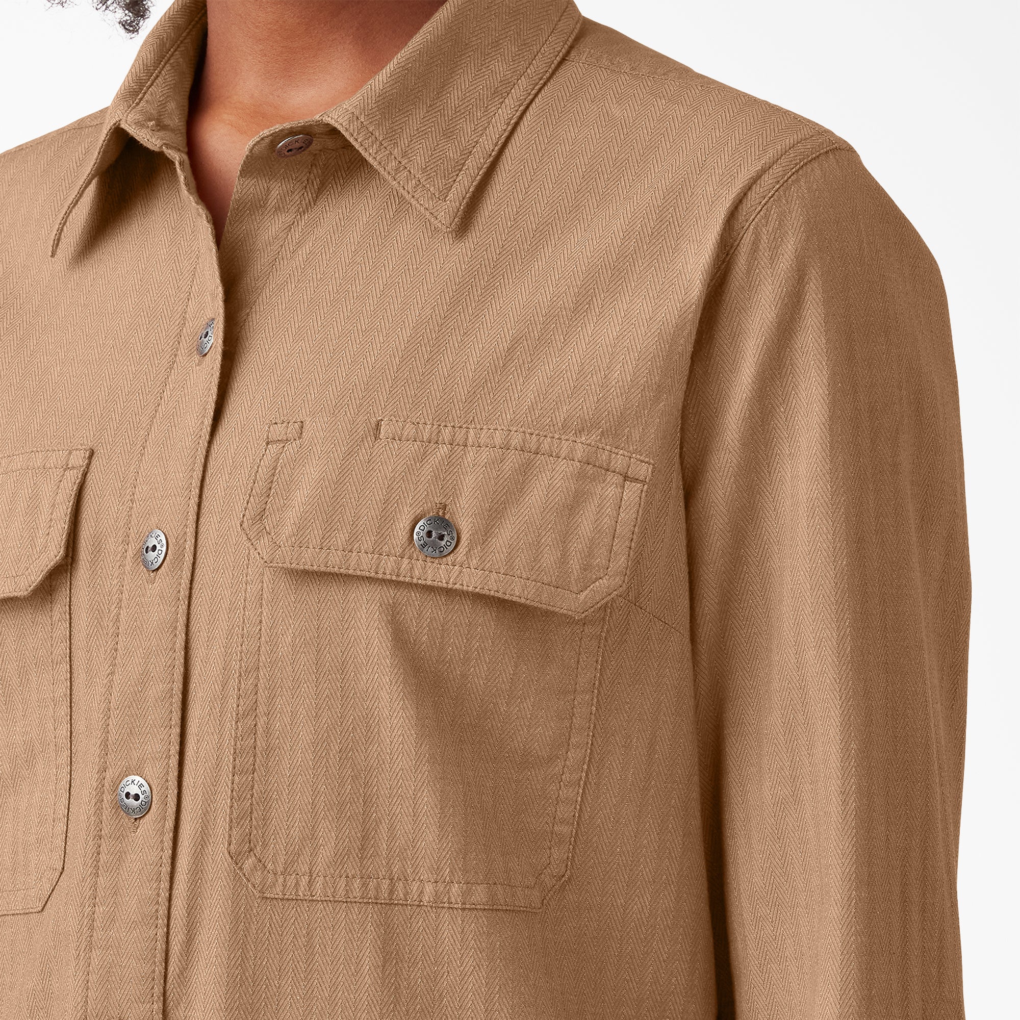 Women’s Long Sleeve Roll-Tab Work Shirt - Image 5