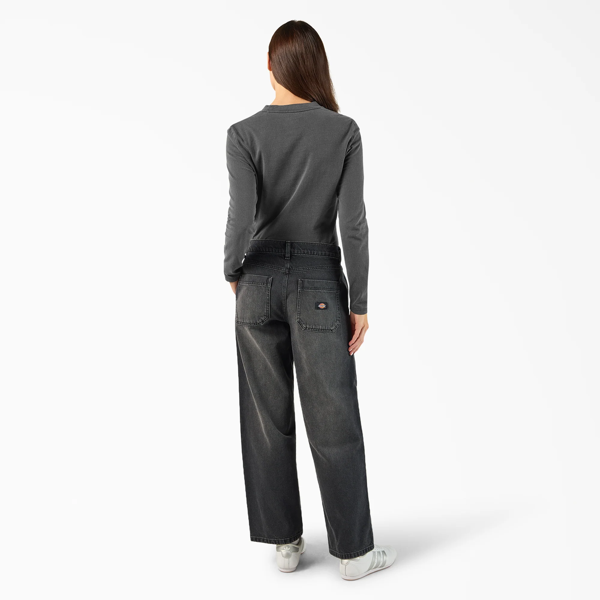 Women’s Loose Fit Double Knee Jeans - Image 5