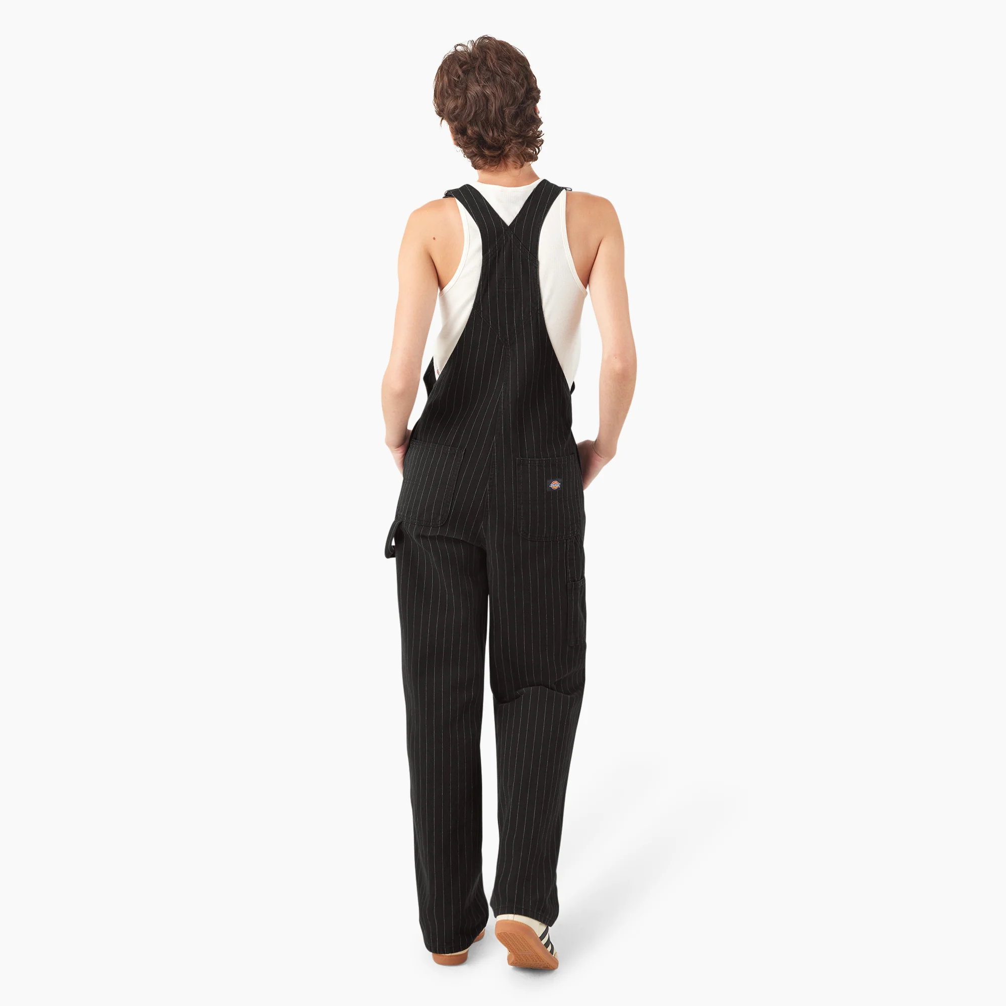 Women’s Pinstripe Service Bib Overalls - Image 6