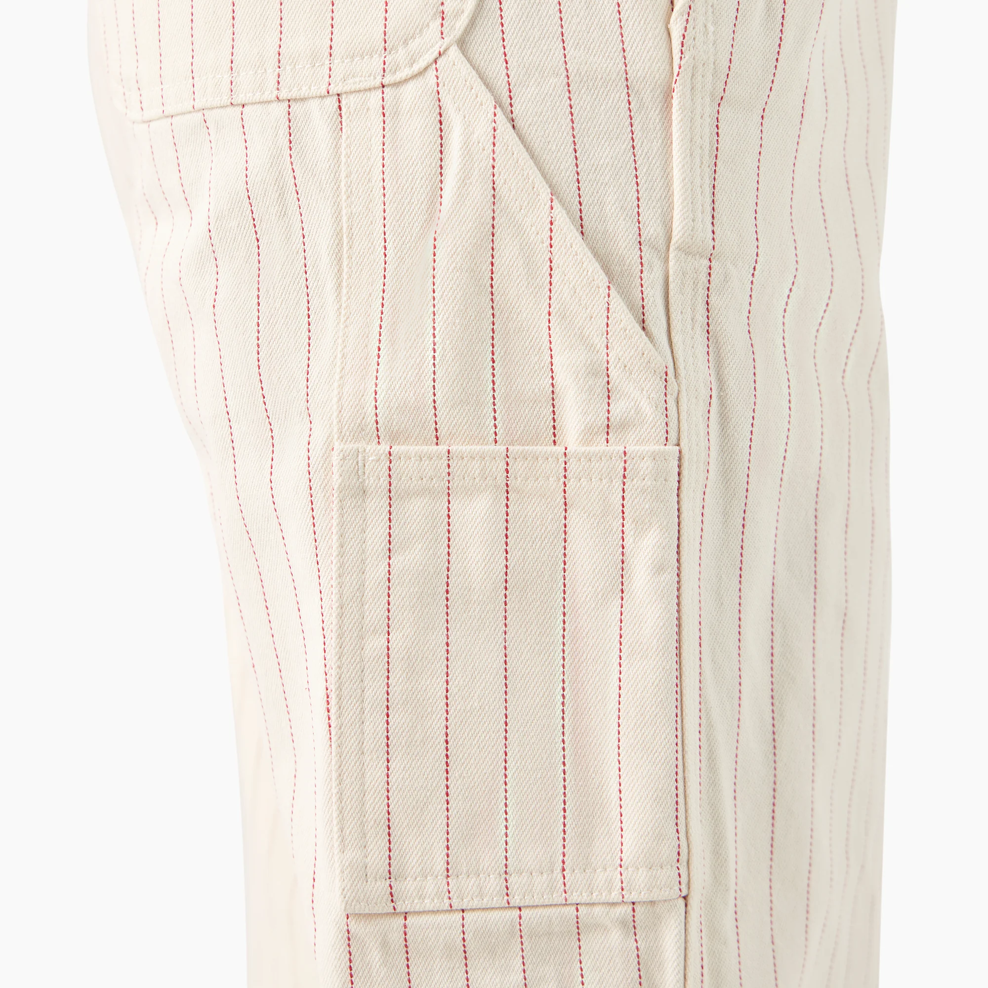 Women’s Pinstripe Service Bib Overalls - Image 12