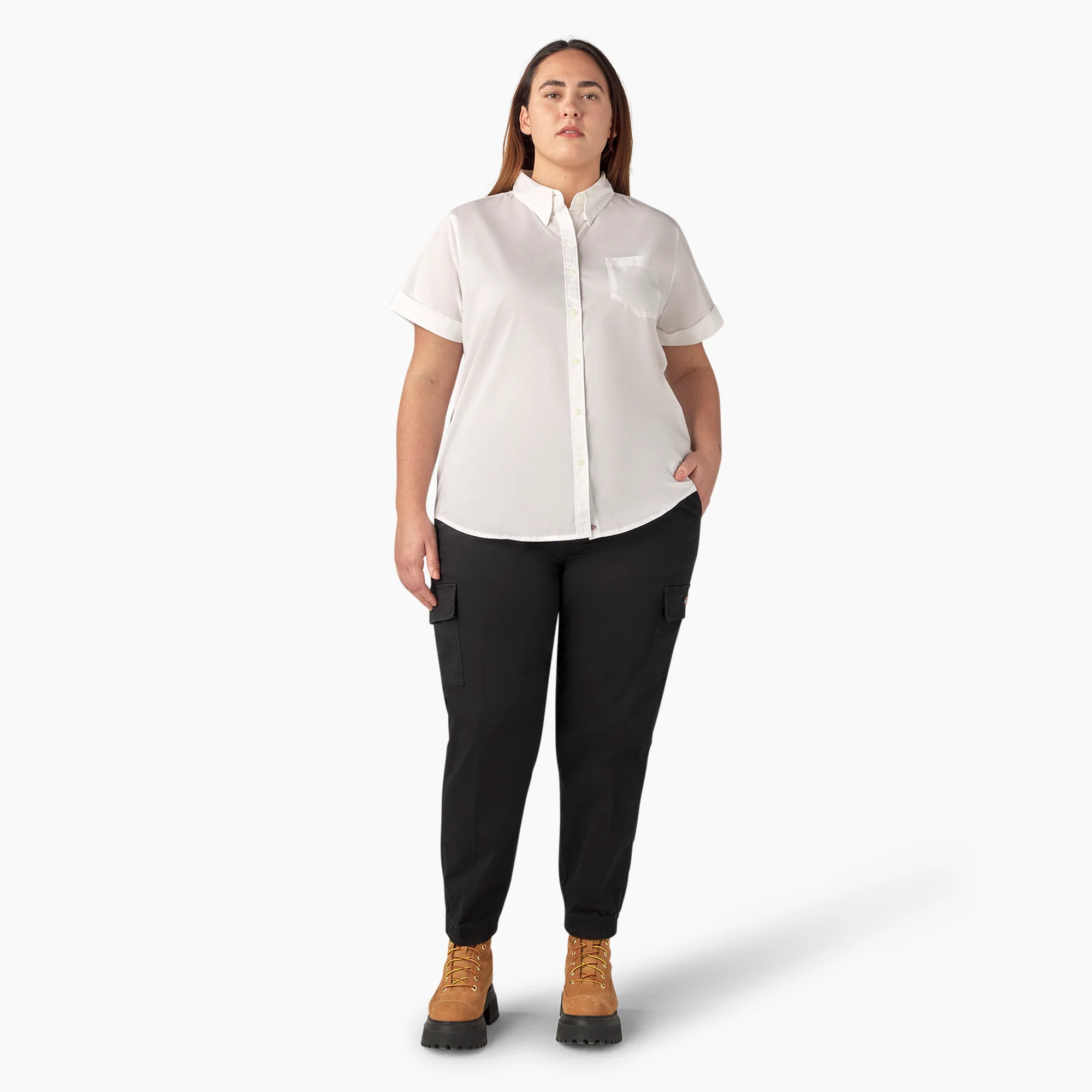 Women’s Plus Button-Up Shirt - Image 5