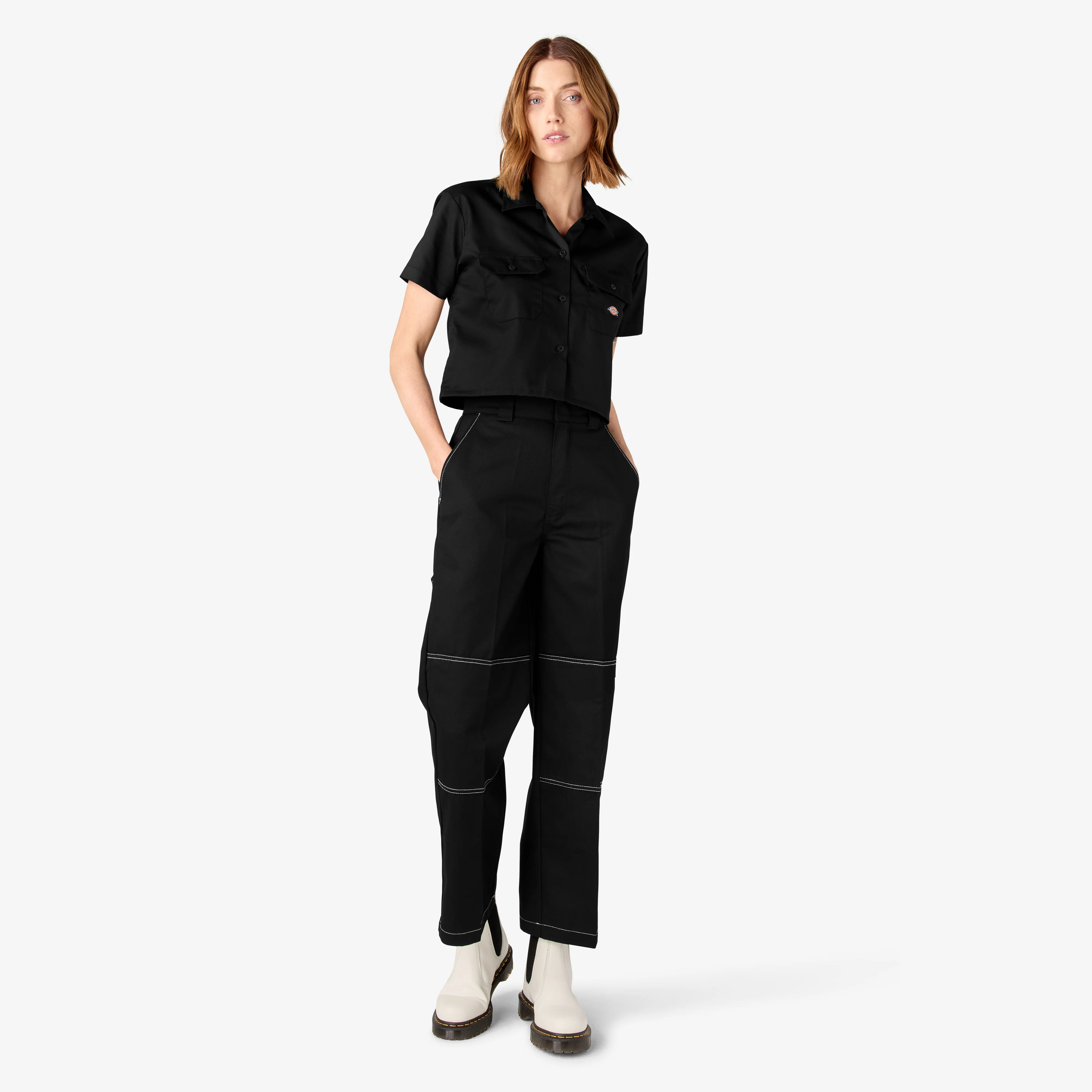 Women’s Relaxed Fit Double Knee Pants - Image 5