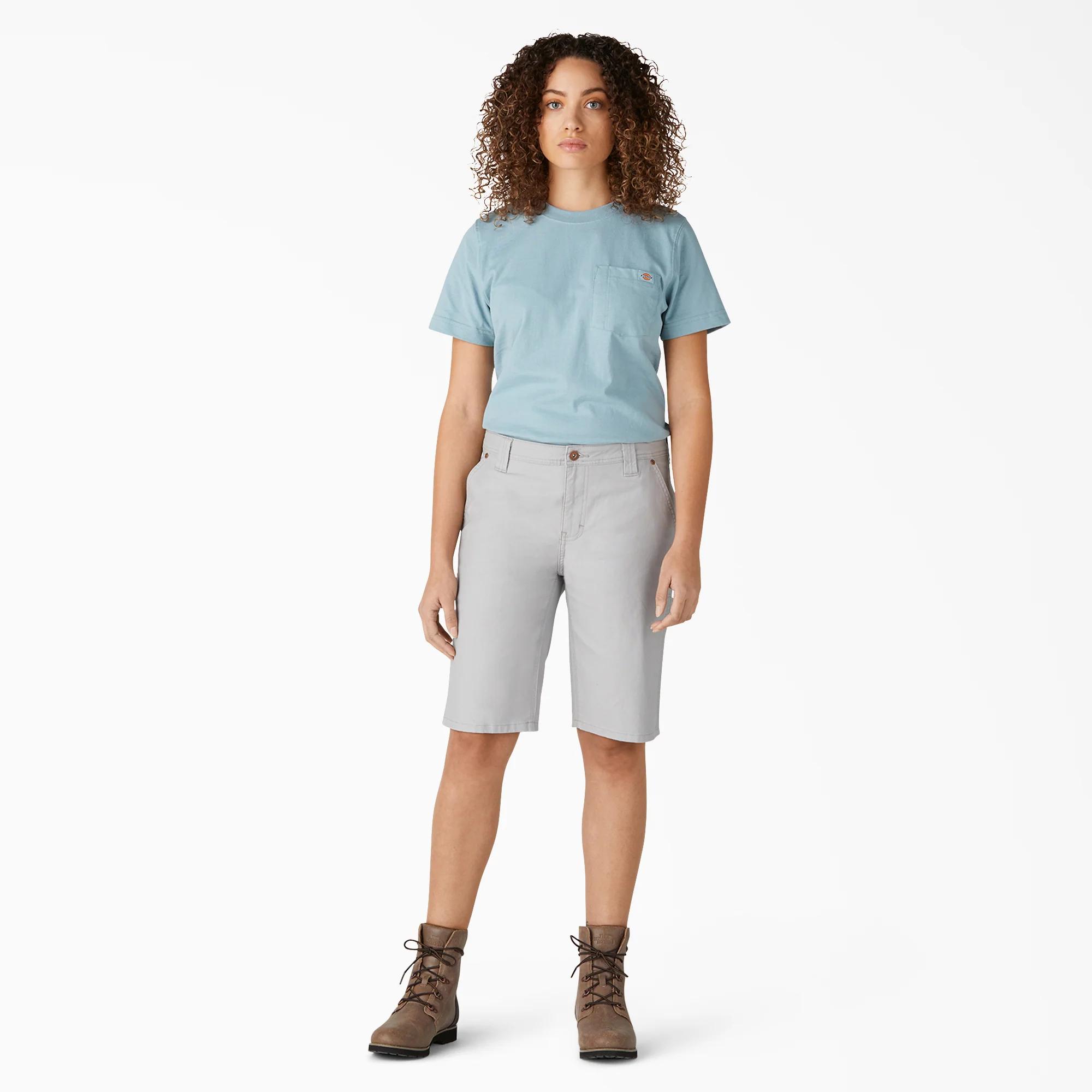 Women’s Relaxed Fit Duck Carpenter Shorts, 11" - Image 4