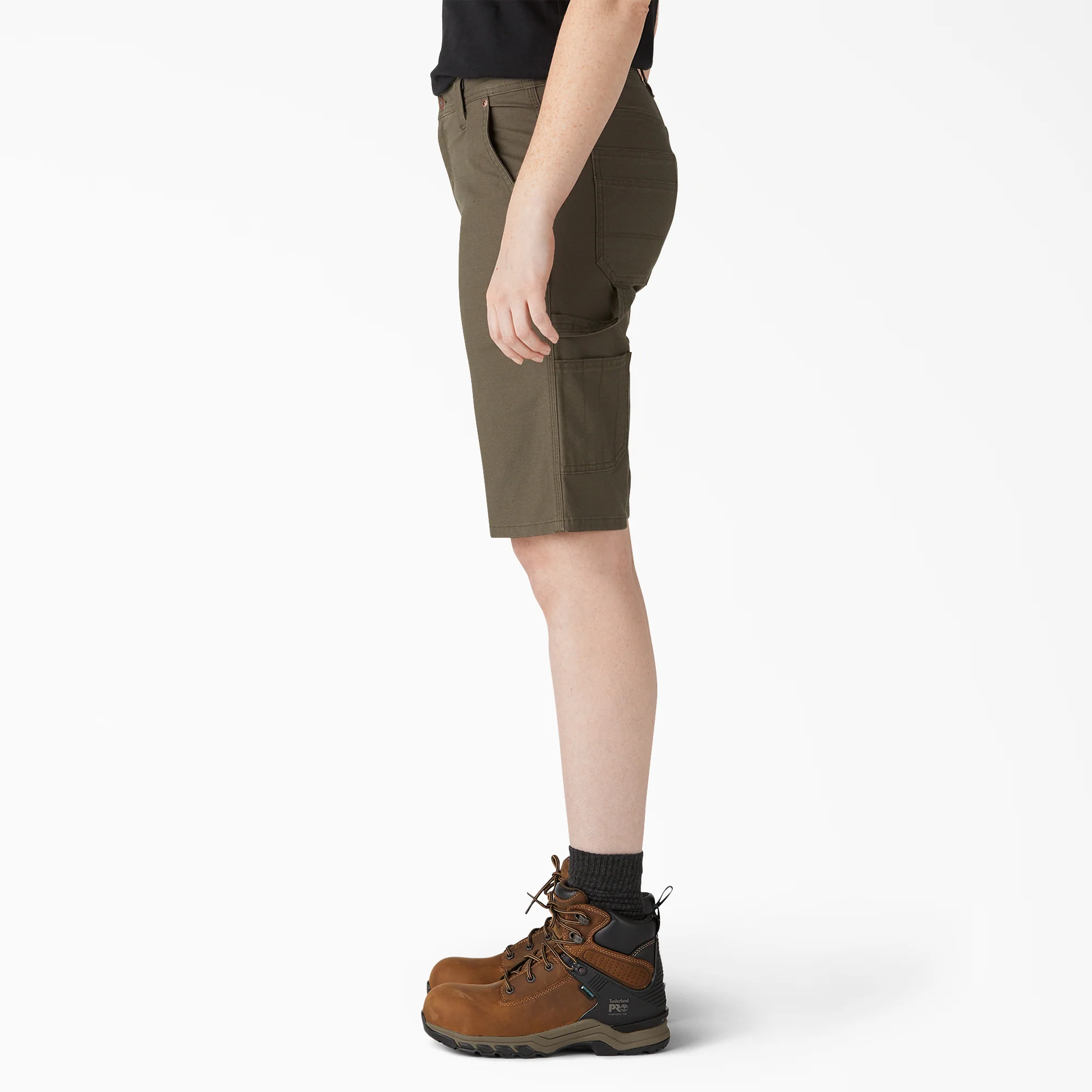 Women’s Relaxed Fit Duck Carpenter Shorts, 11" - Image 3