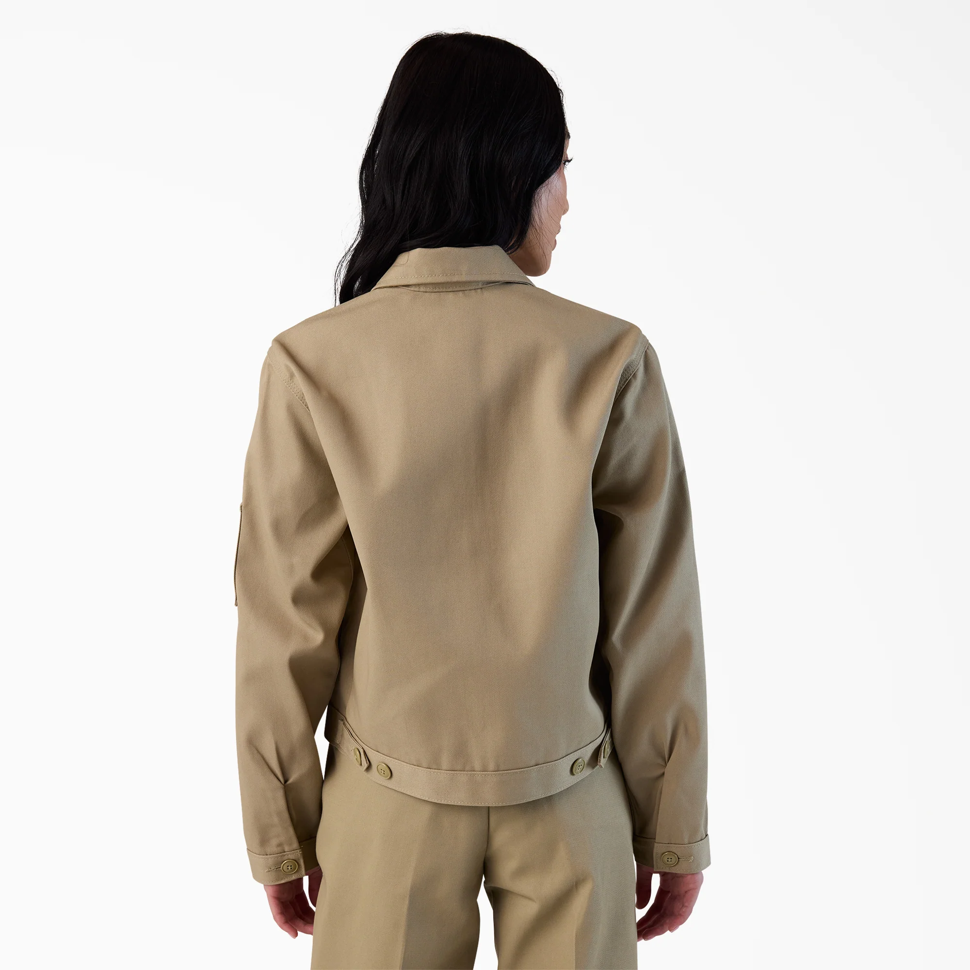 Women’s Unlined Cropped Eisenhower Jacket - Image 2