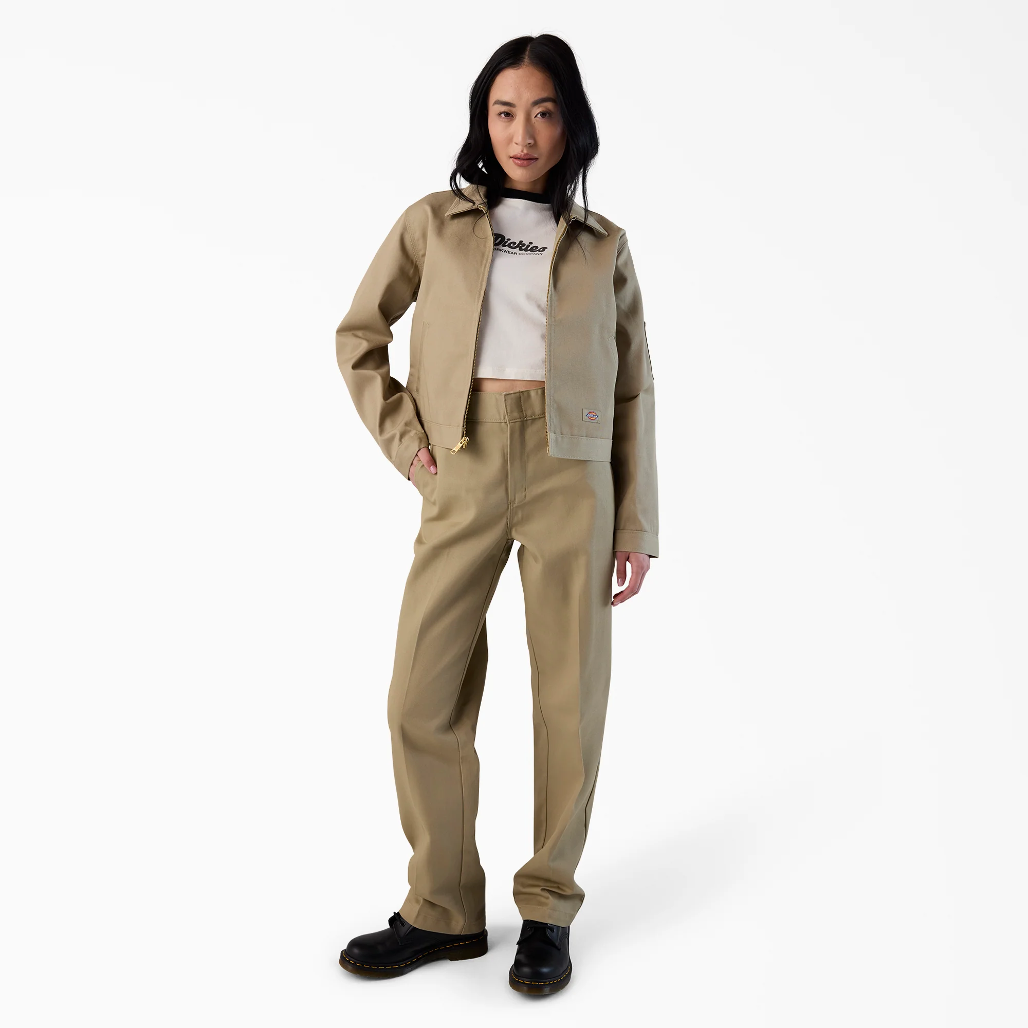 Women’s Unlined Cropped Eisenhower Jacket - Image 3