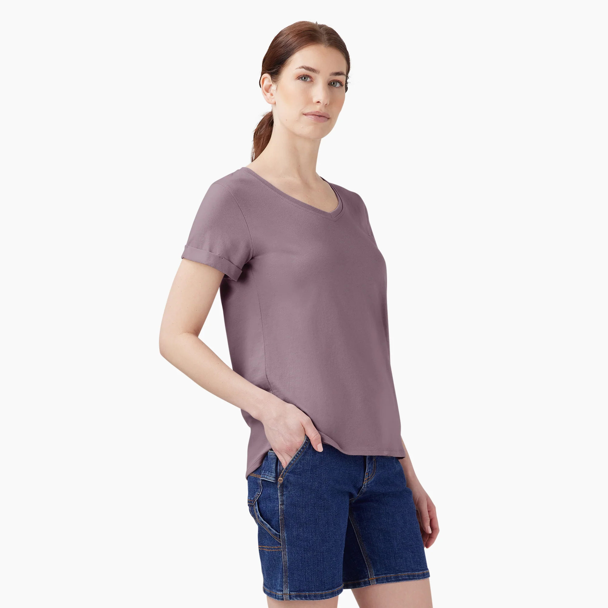 Women’s V-Neck T-Shirt - Image 3
