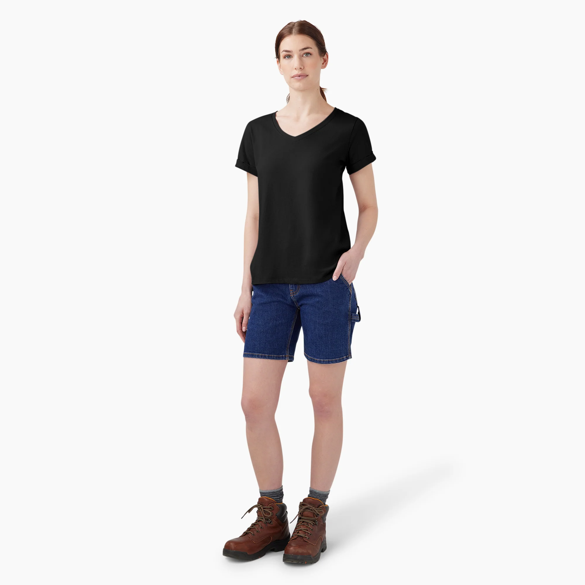 Women’s V-Neck T-Shirt - Image 5