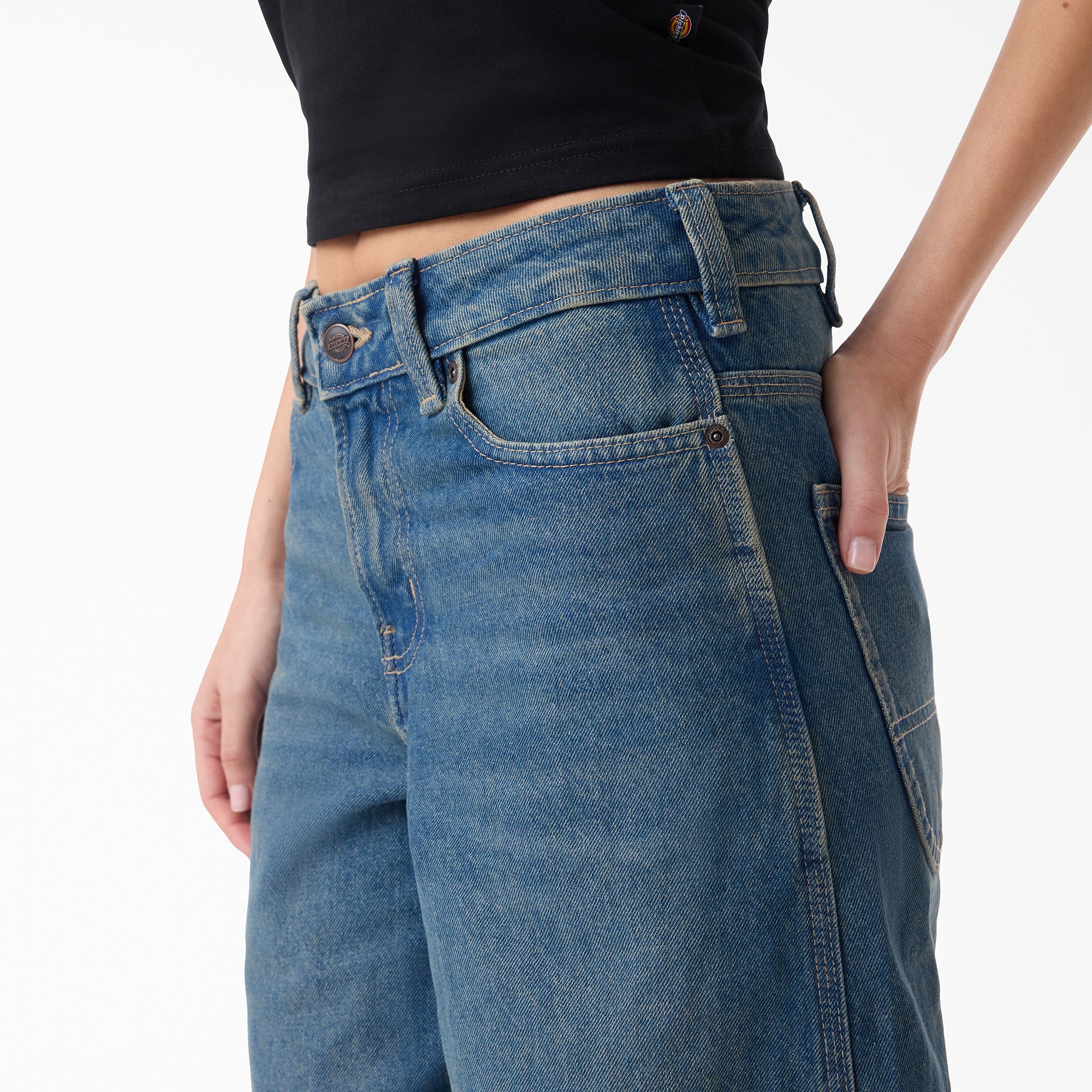 Women's 957 Loose Tapered Work Jeans - Image 5