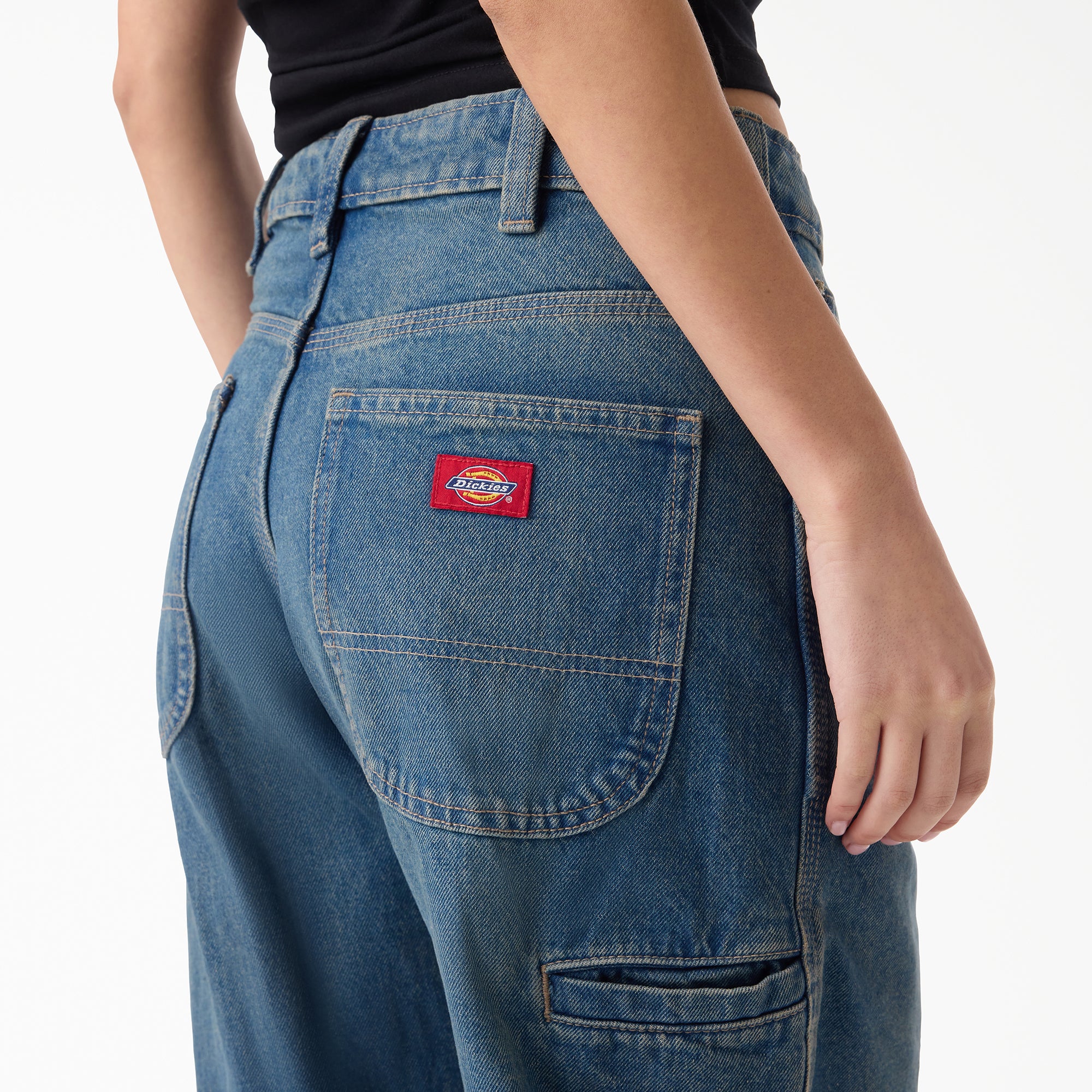 Women's 957 Loose Tapered Work Jeans - Image 6