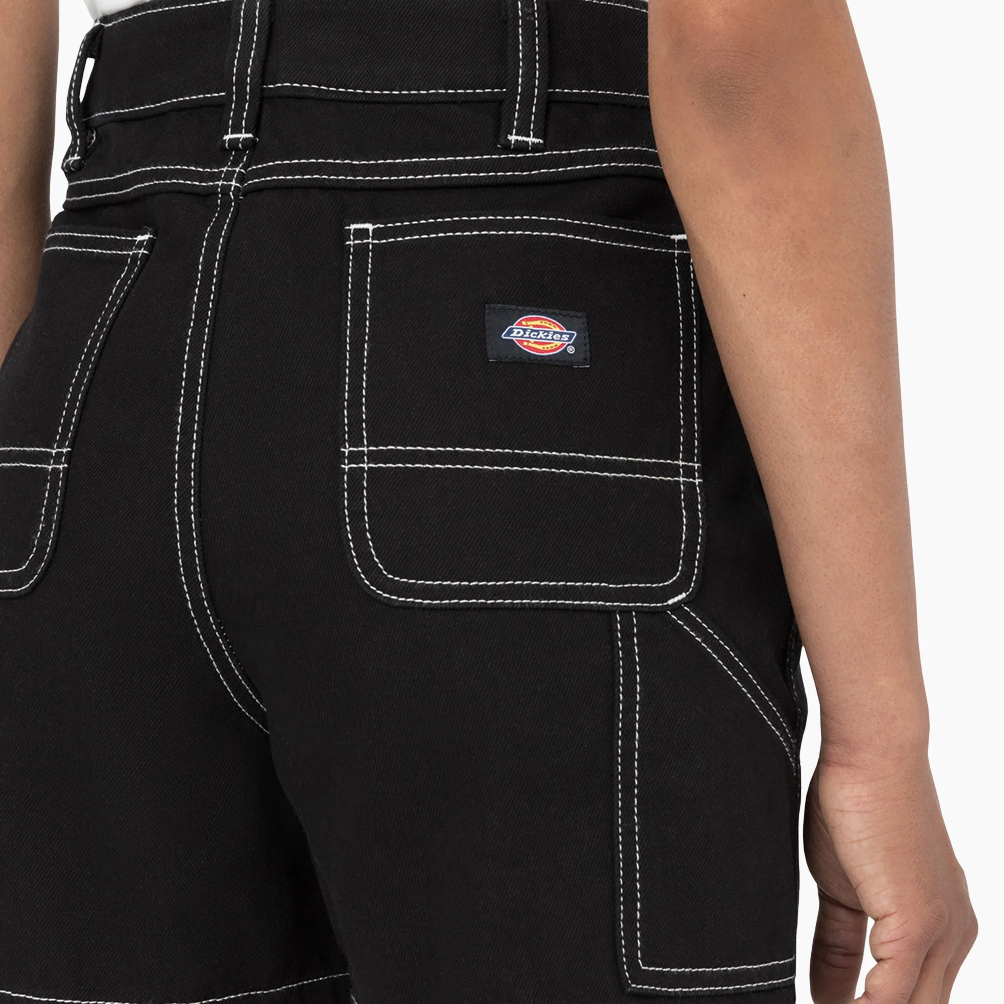 Women's Carpenter Jean Shorts, 5" - Image 7