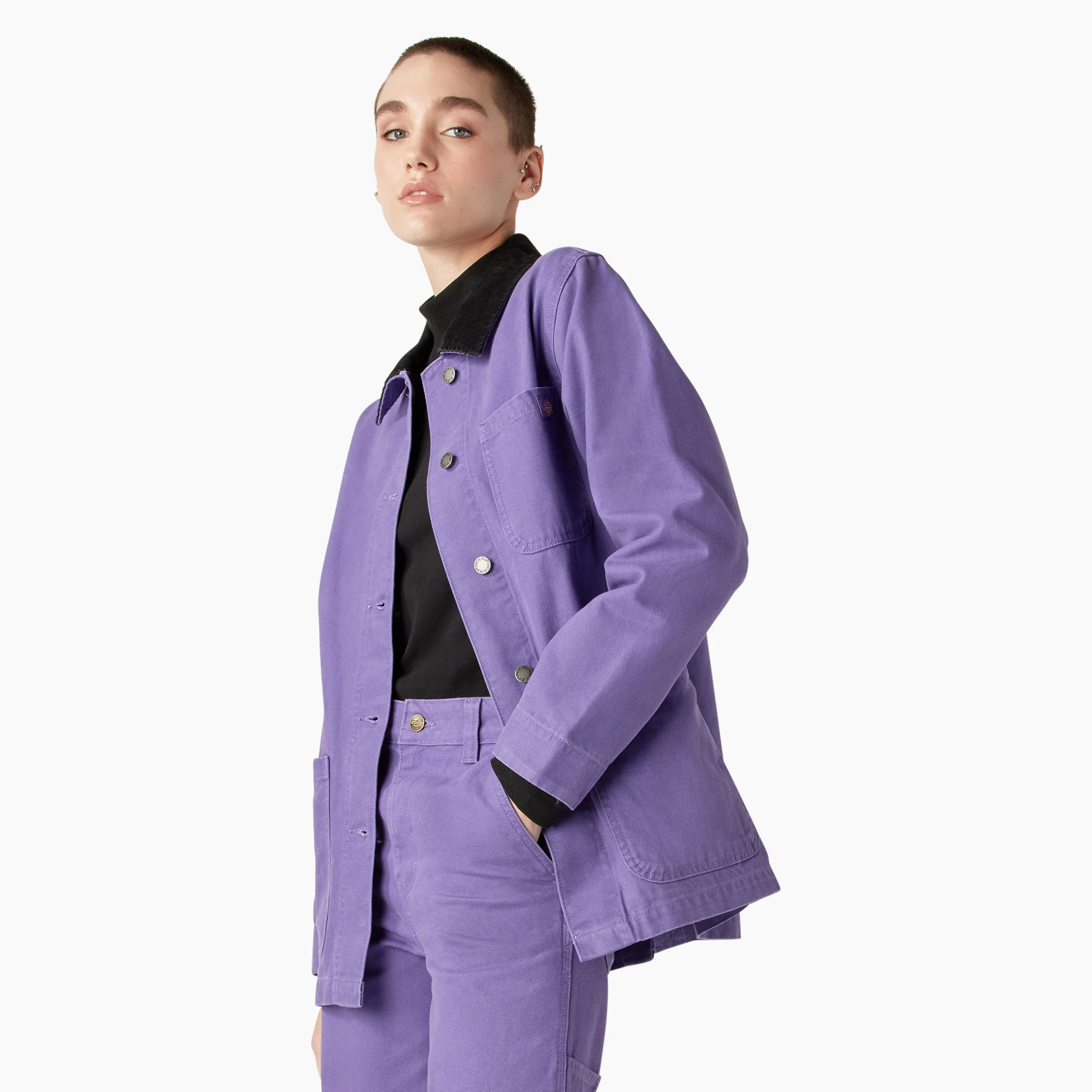Women's Duck Canvas Chore Coat - Image 3