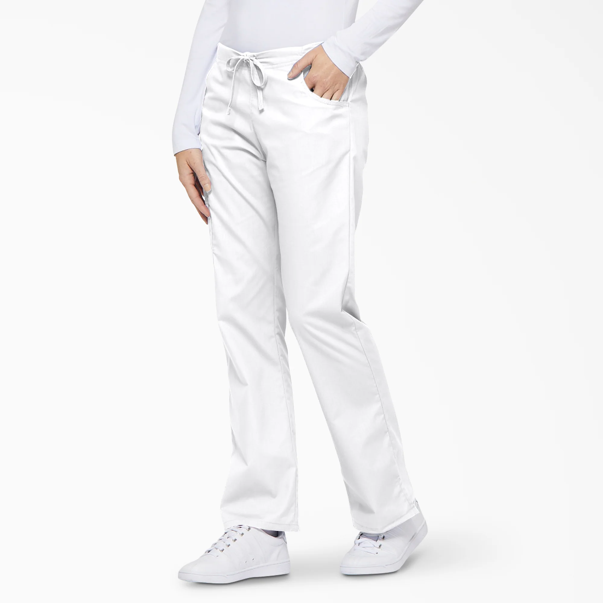 Women's EDS Signature Drawstring Cargo Scrub Pants - Image 3