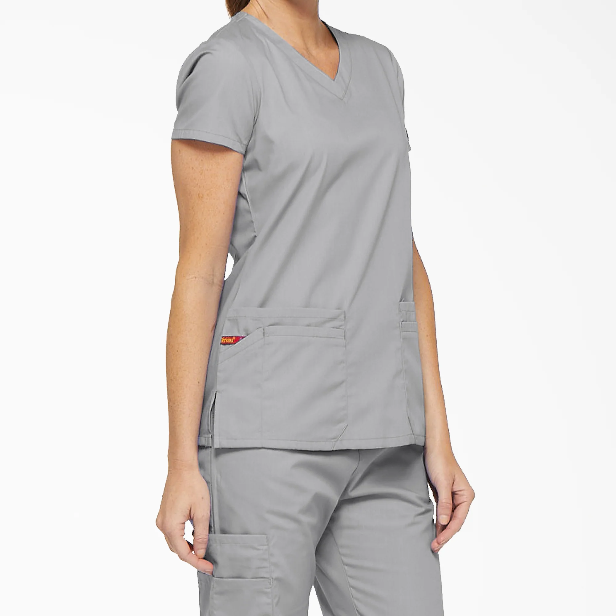 Women's EDS Signature V-Neck Scrub Top - Image 4