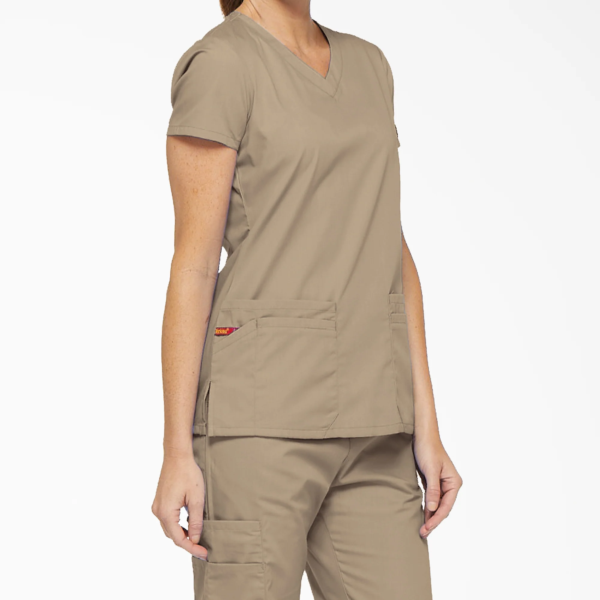 Women's EDS Signature V-Neck Scrub Top - Image 4