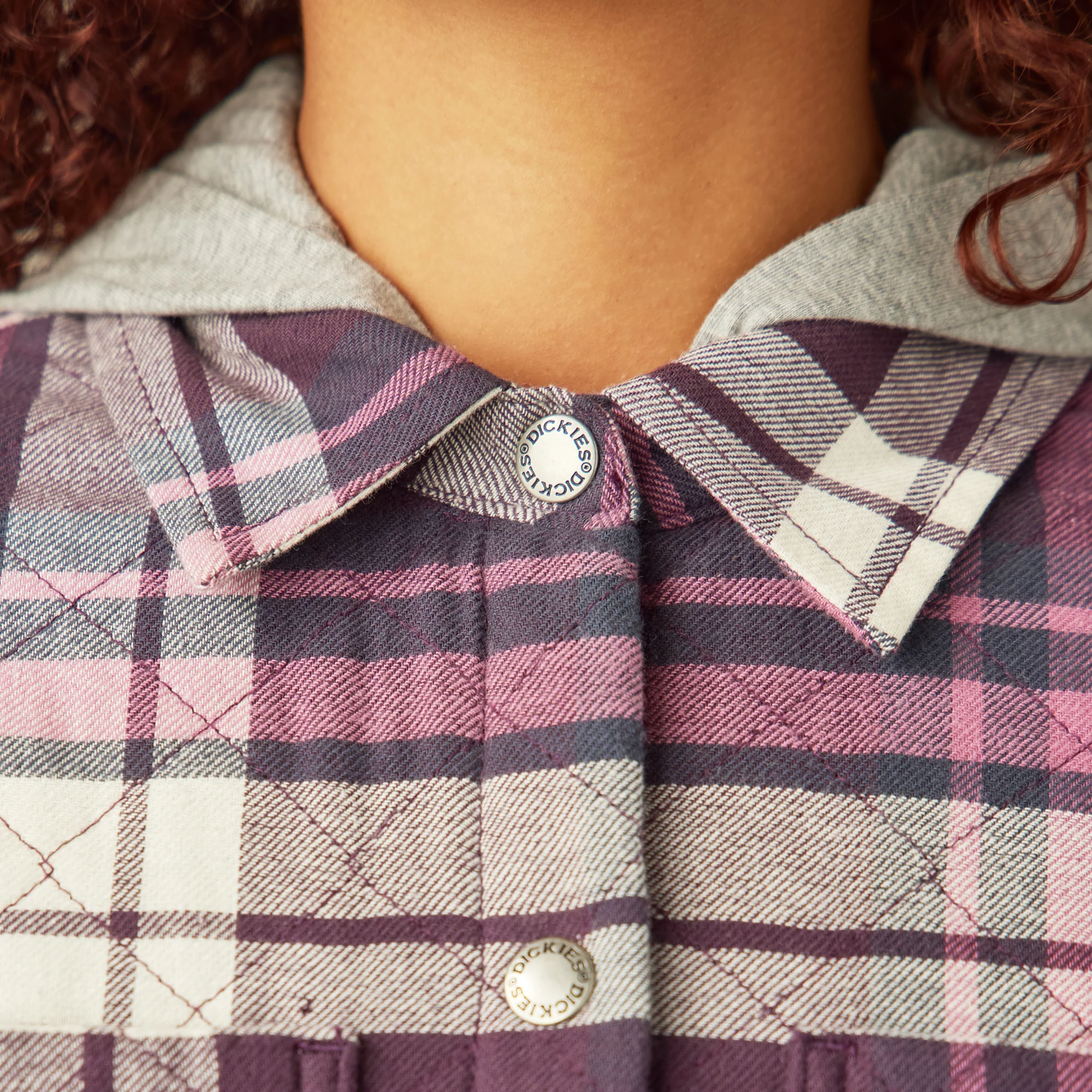 Women's Flannel Hooded Shirt Jacket - Image 7