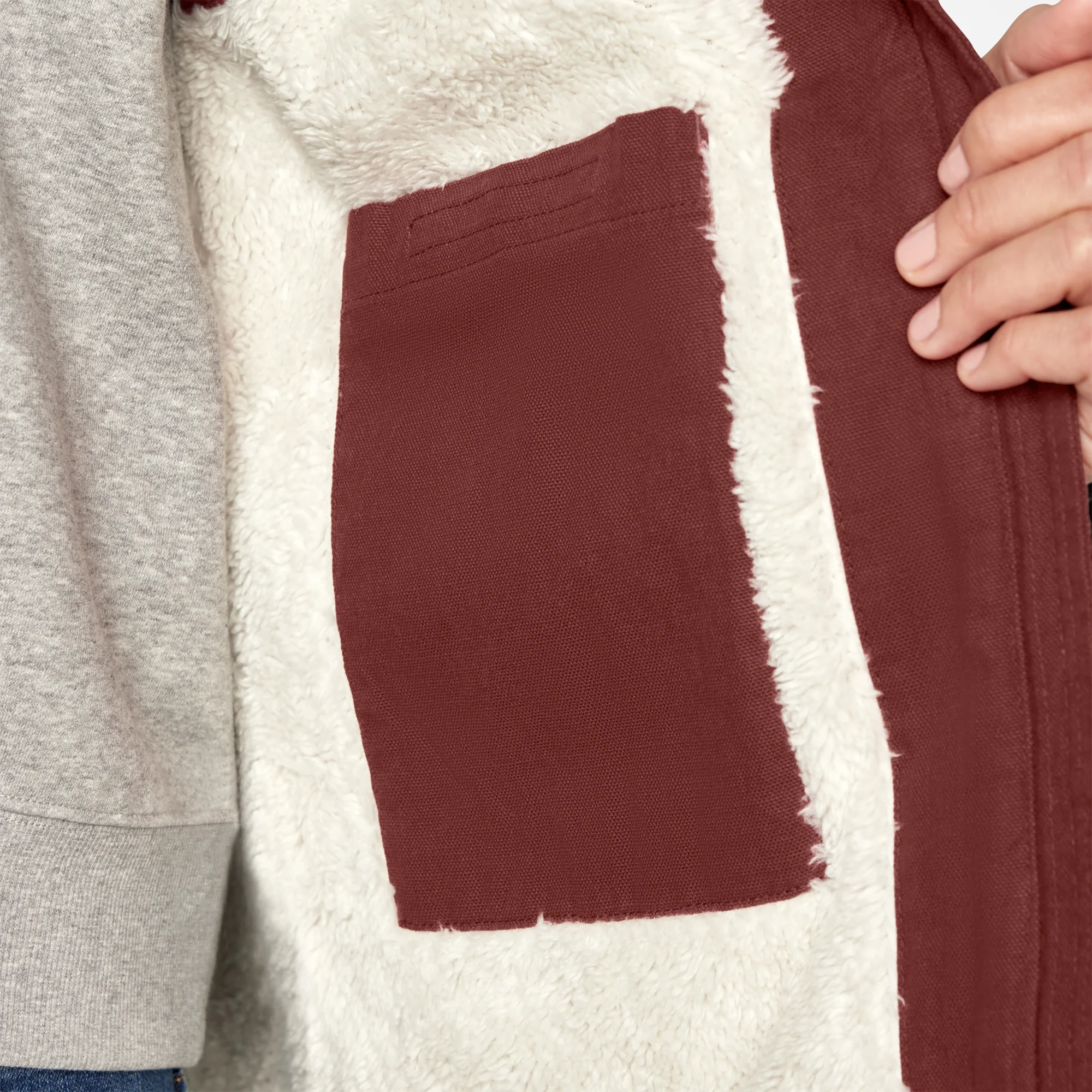 Women's Fleece Lined Duck Canvas Vest - Image 5