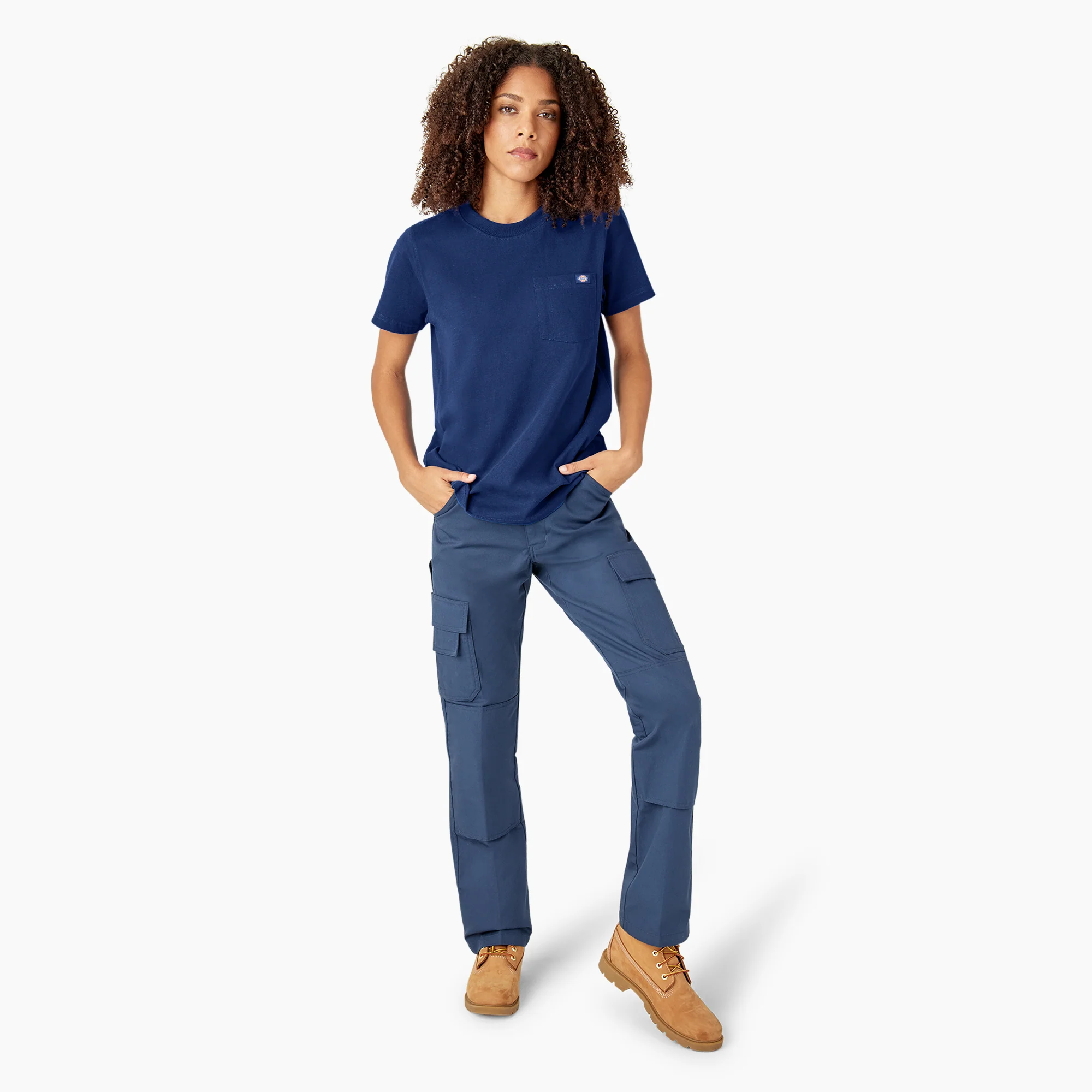 Women's Heavyweight Short Sleeve Pocket T-Shirt - Image 5